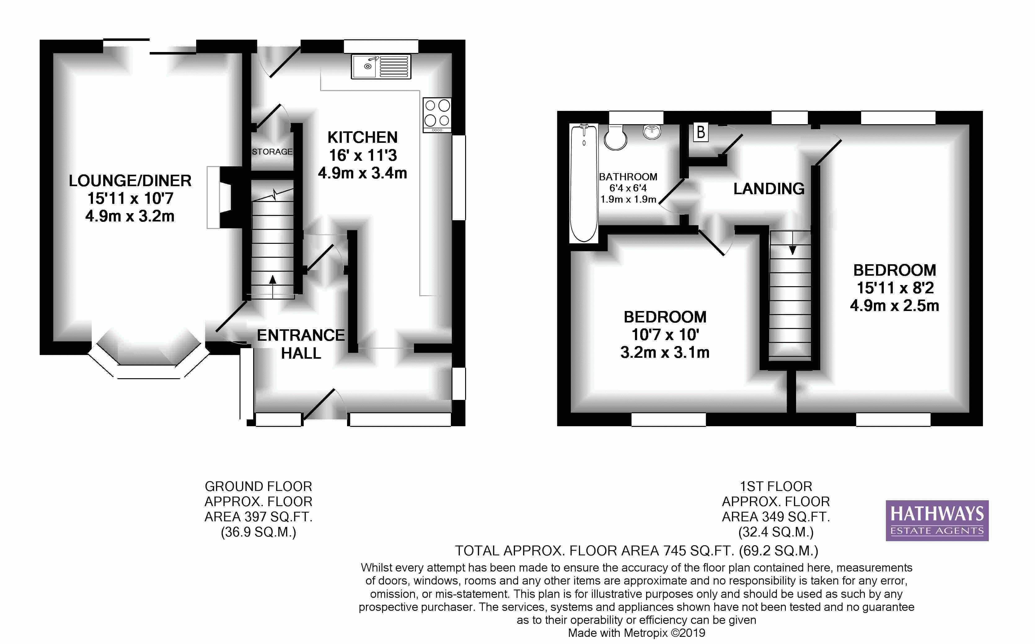 2 Bedrooms Terraced house for sale in Brynhyfryd, Croesyceiliog, Cwmbran NP44