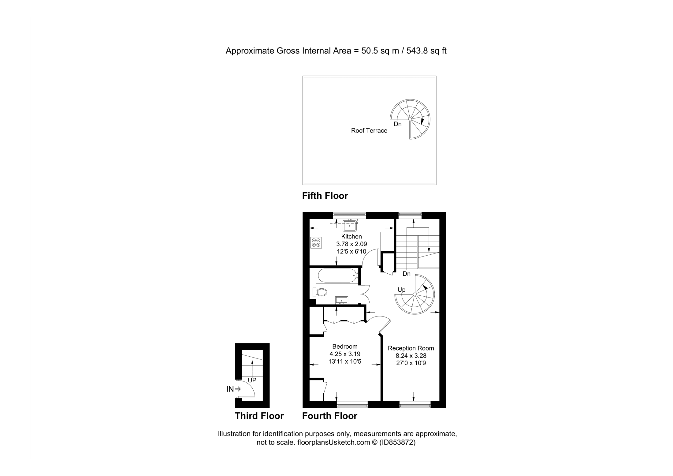 Hatherley Grove, Westbourne Grove, London W2, 1 bedroom flat for sale