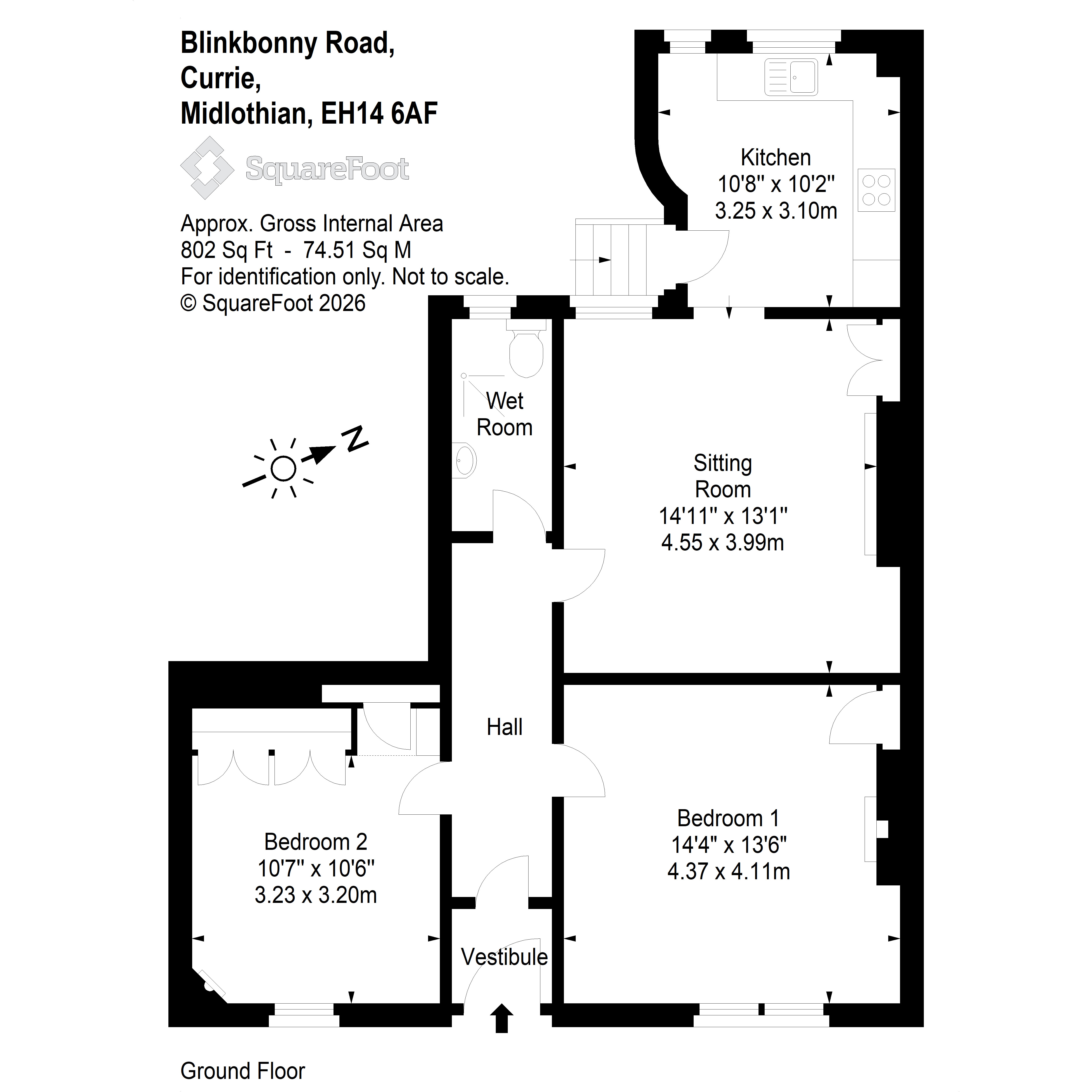 18, Blinkbonny Road, Currie floorplan