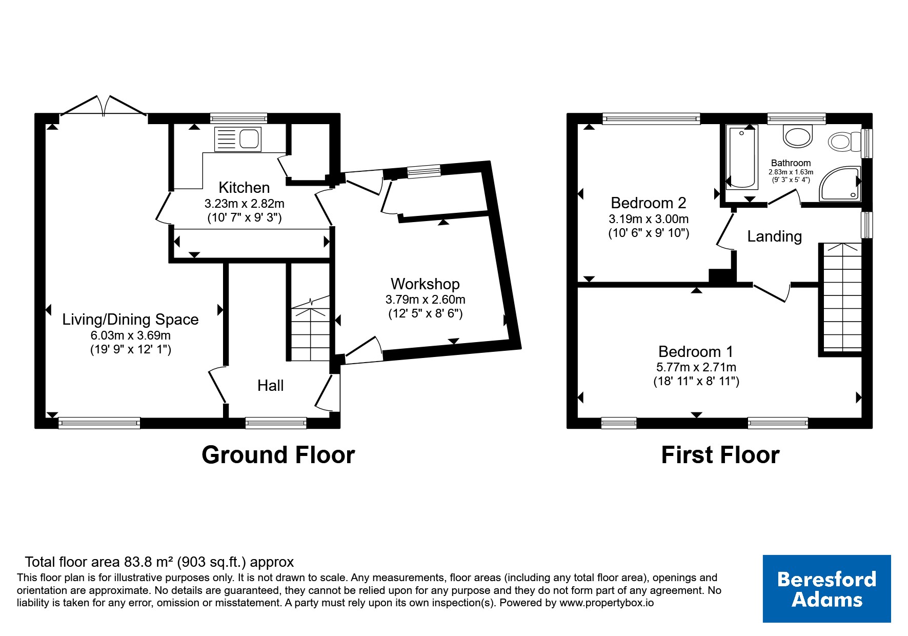 3, Maes Y Fron, Conwy floorplan