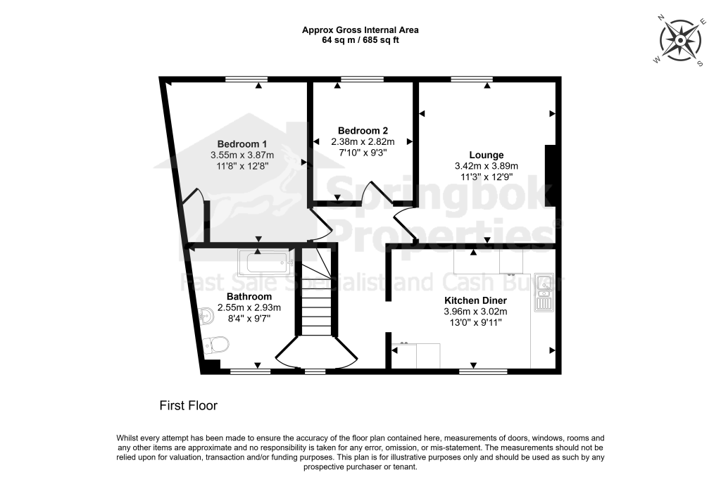 21a, Pratt Street, Soham floorplan