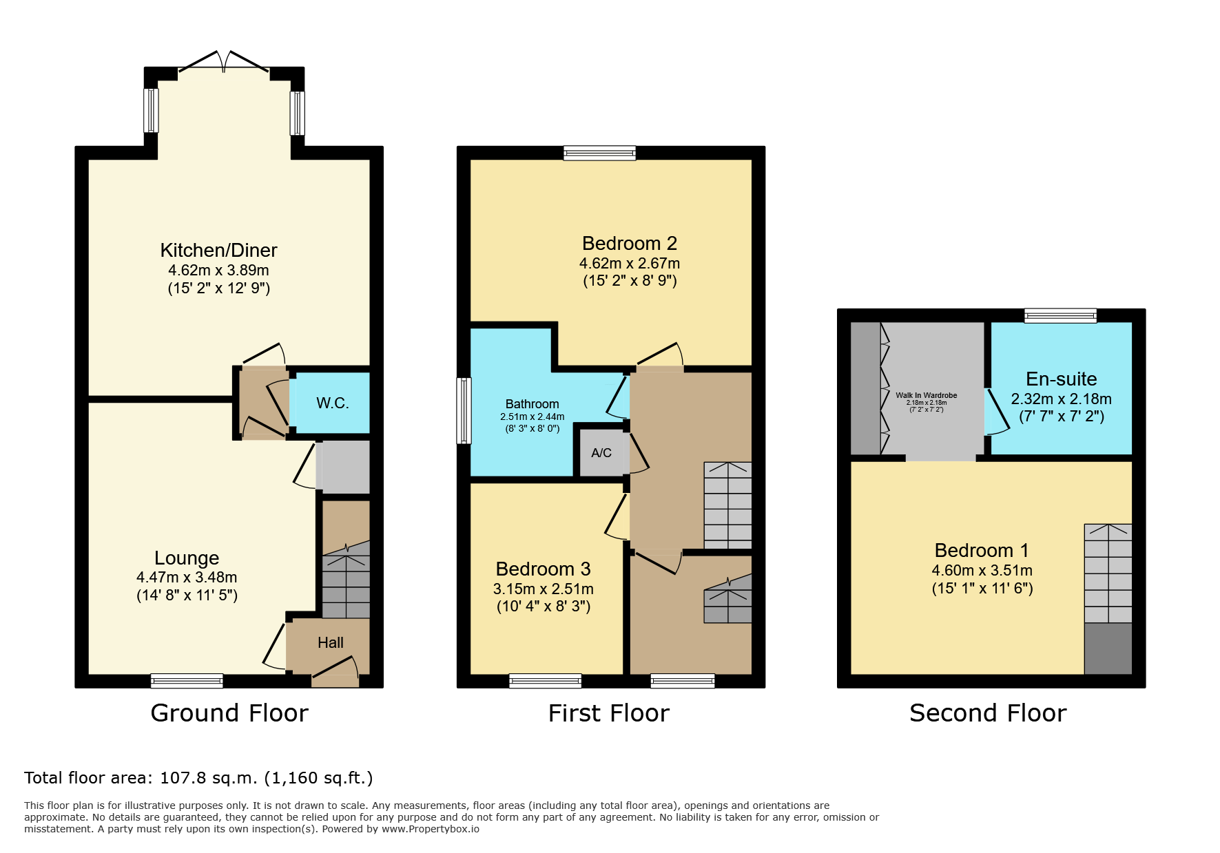 105 Tay Road, Leicester floorplan
