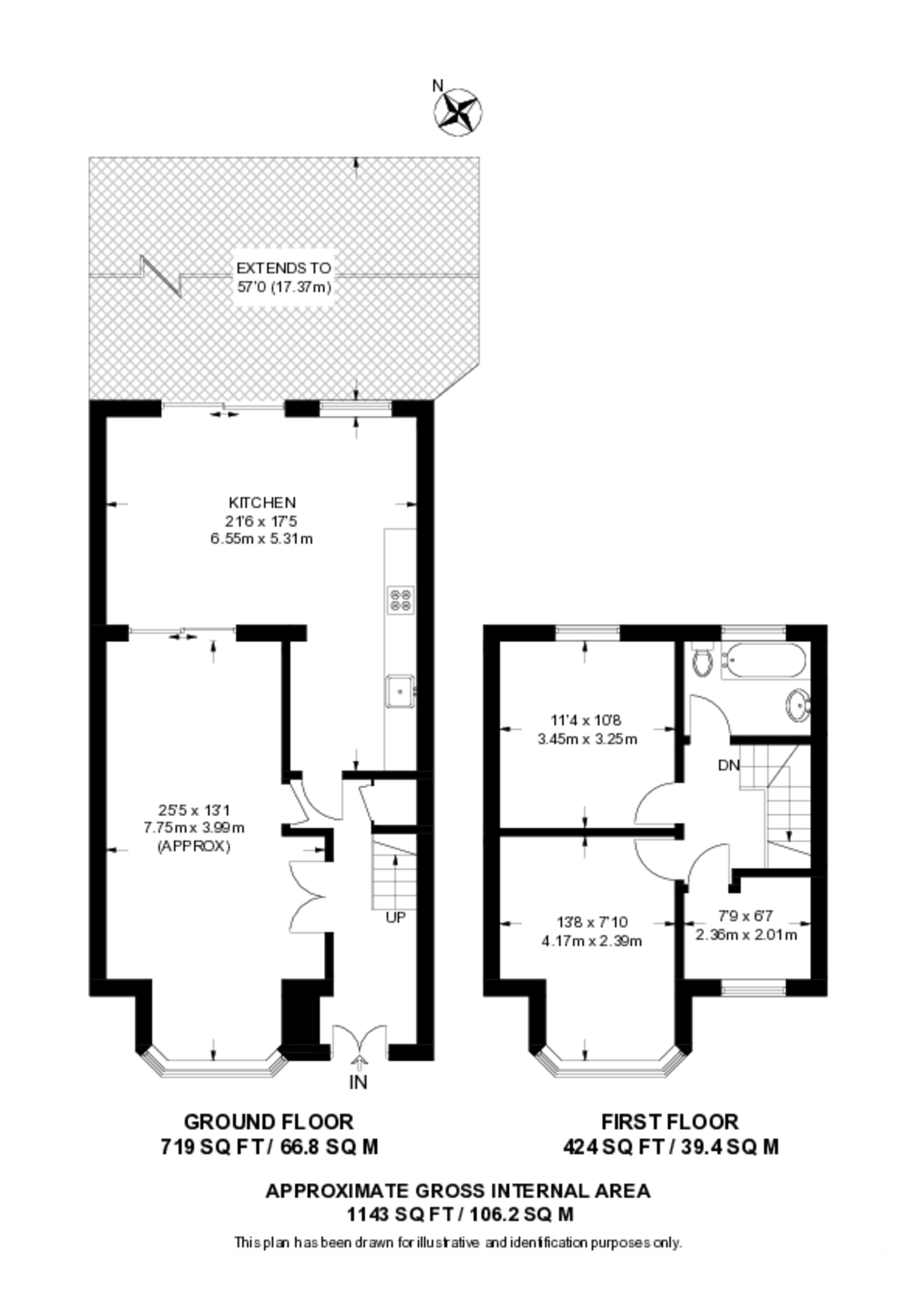 Hibbert Road, Harrow floorplan