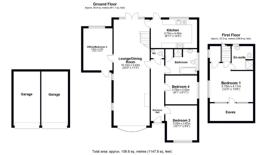 27, Mancroft Road, Caddington floorplan