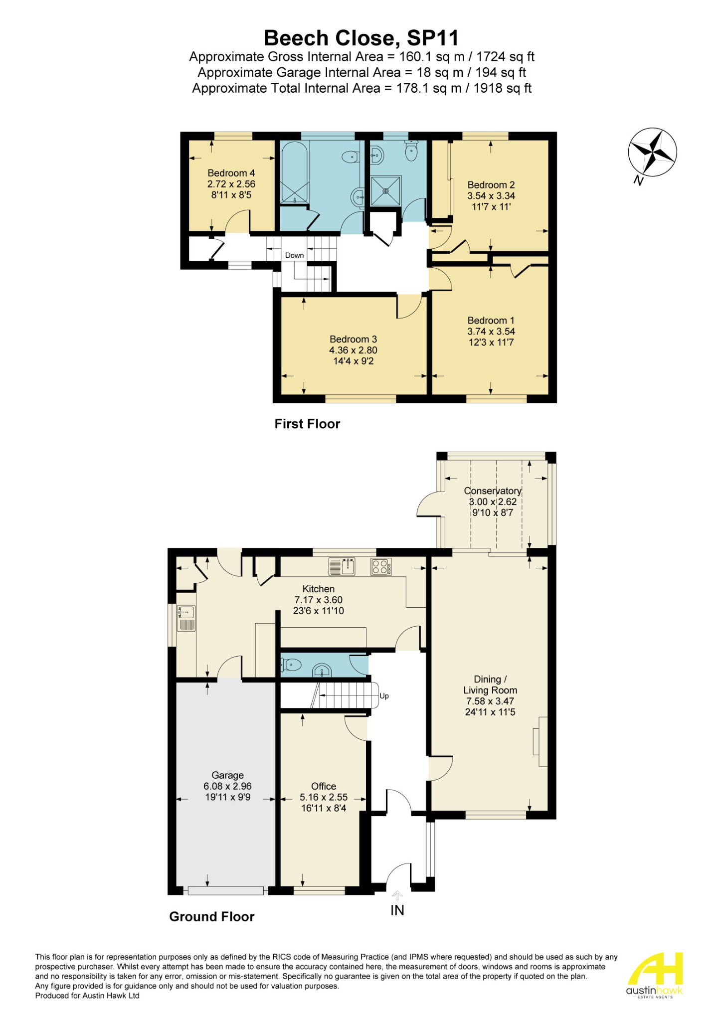 12 Beech Close, Thruxton, Andover floorplan