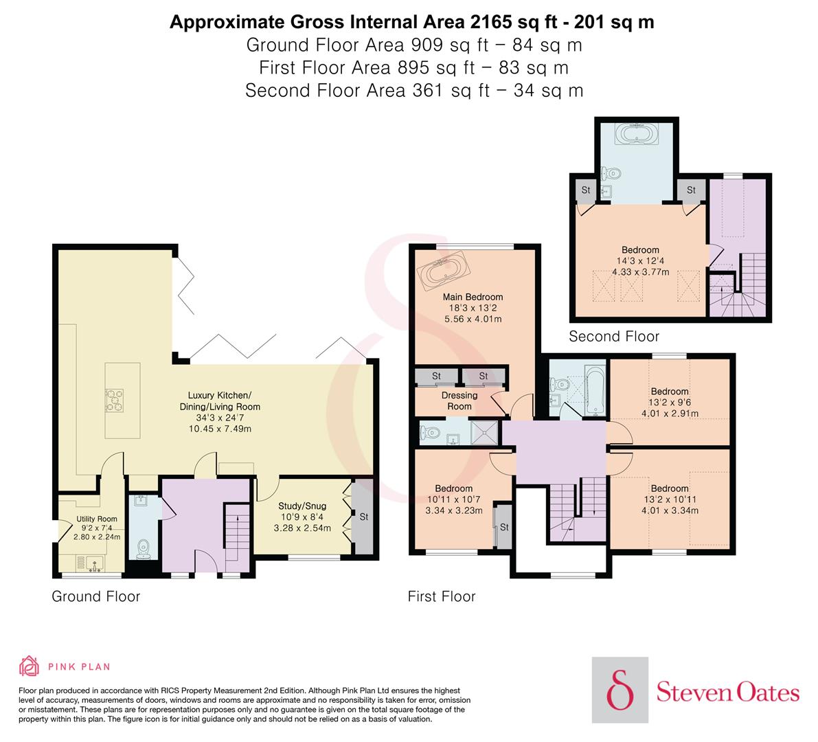 Ridgemont, Widford Road, Much Hadham floorplan