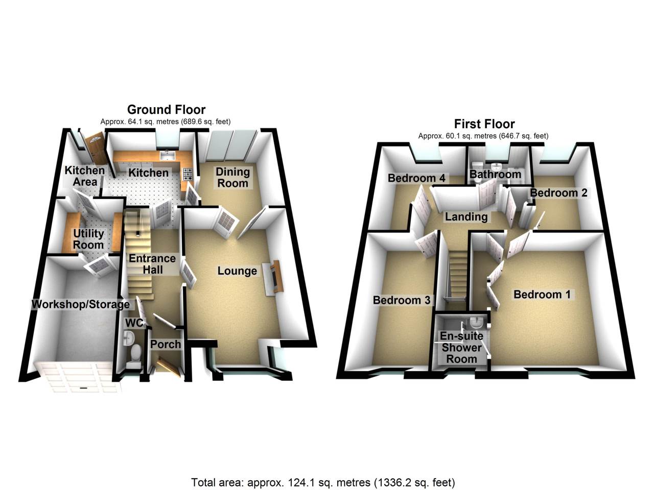 Dan y Bryn, Pontllanfraith Blackwood floorplan