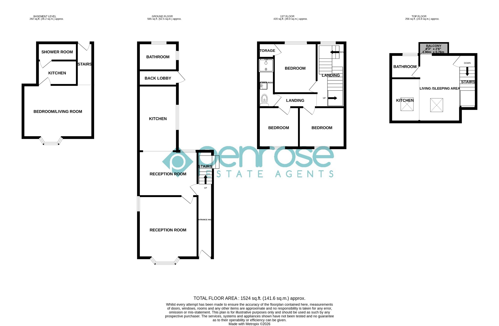 25, Farley Hill, Luton floorplan