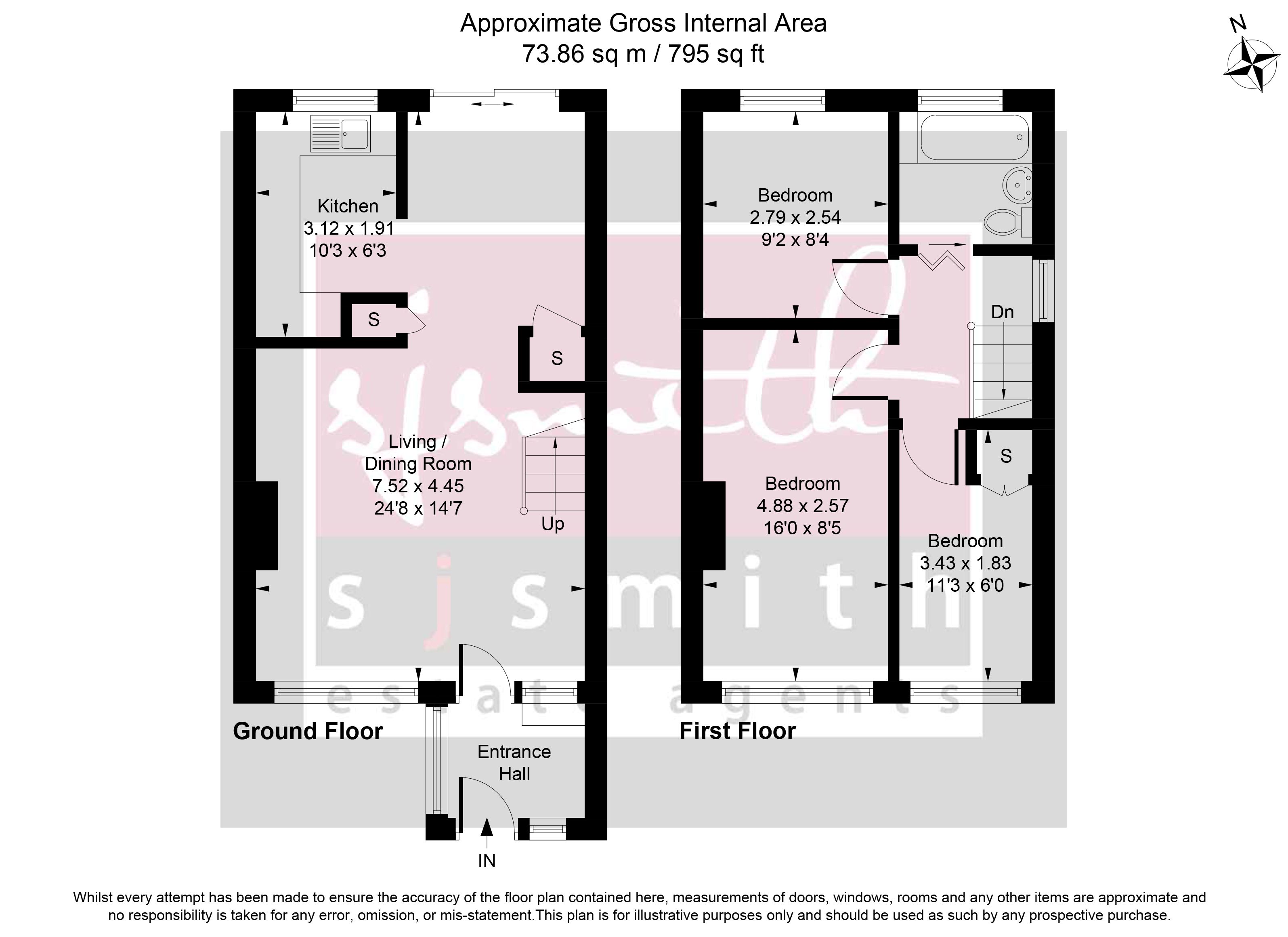 5, Mountsfield Close, Staines-upon-Thames floorplan
