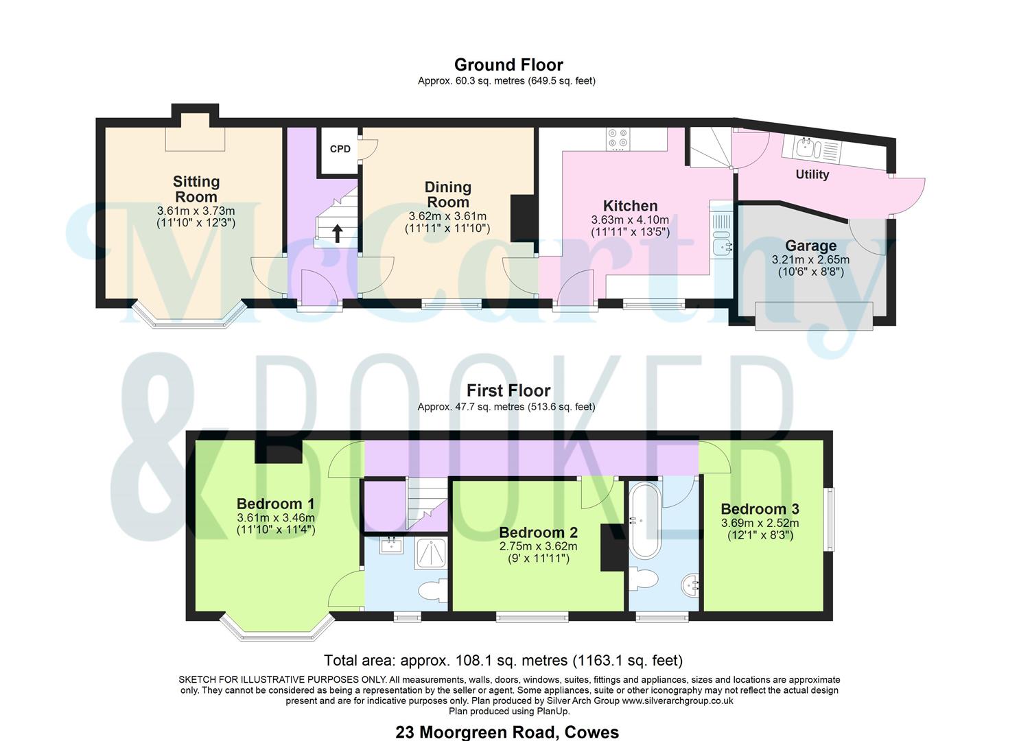 Little Hayes, 23, Moorgreen Road, Cowes floorplan