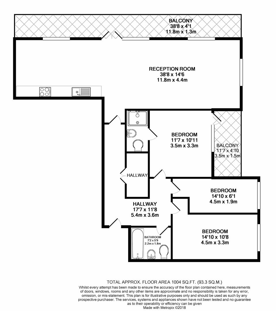 3 Bedrooms Flat to rent in Kew Apartments, Winter Green Boulevard, West Drayton UB7