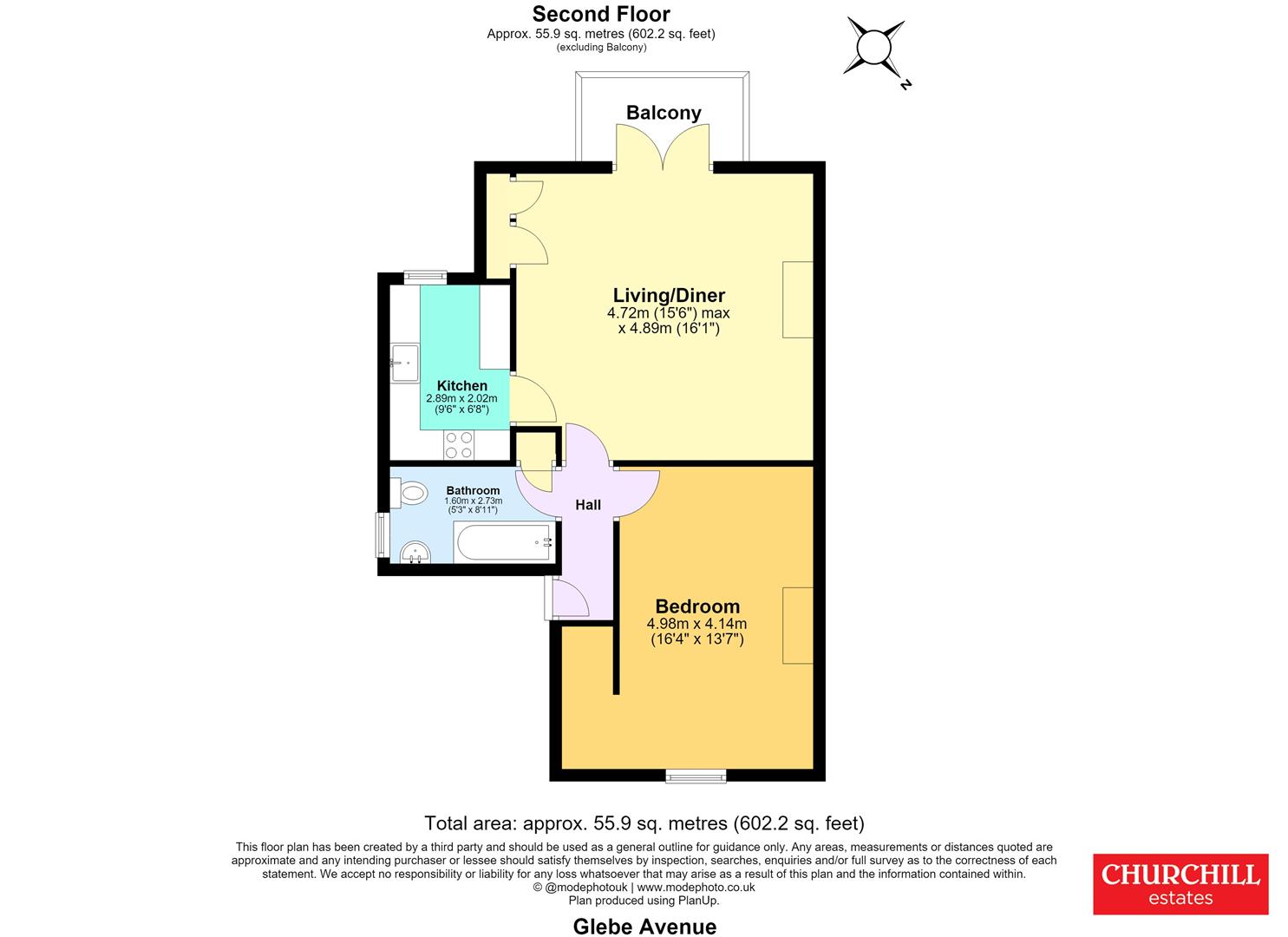 8C, Glebe Avenue, Woodford Green floorplan