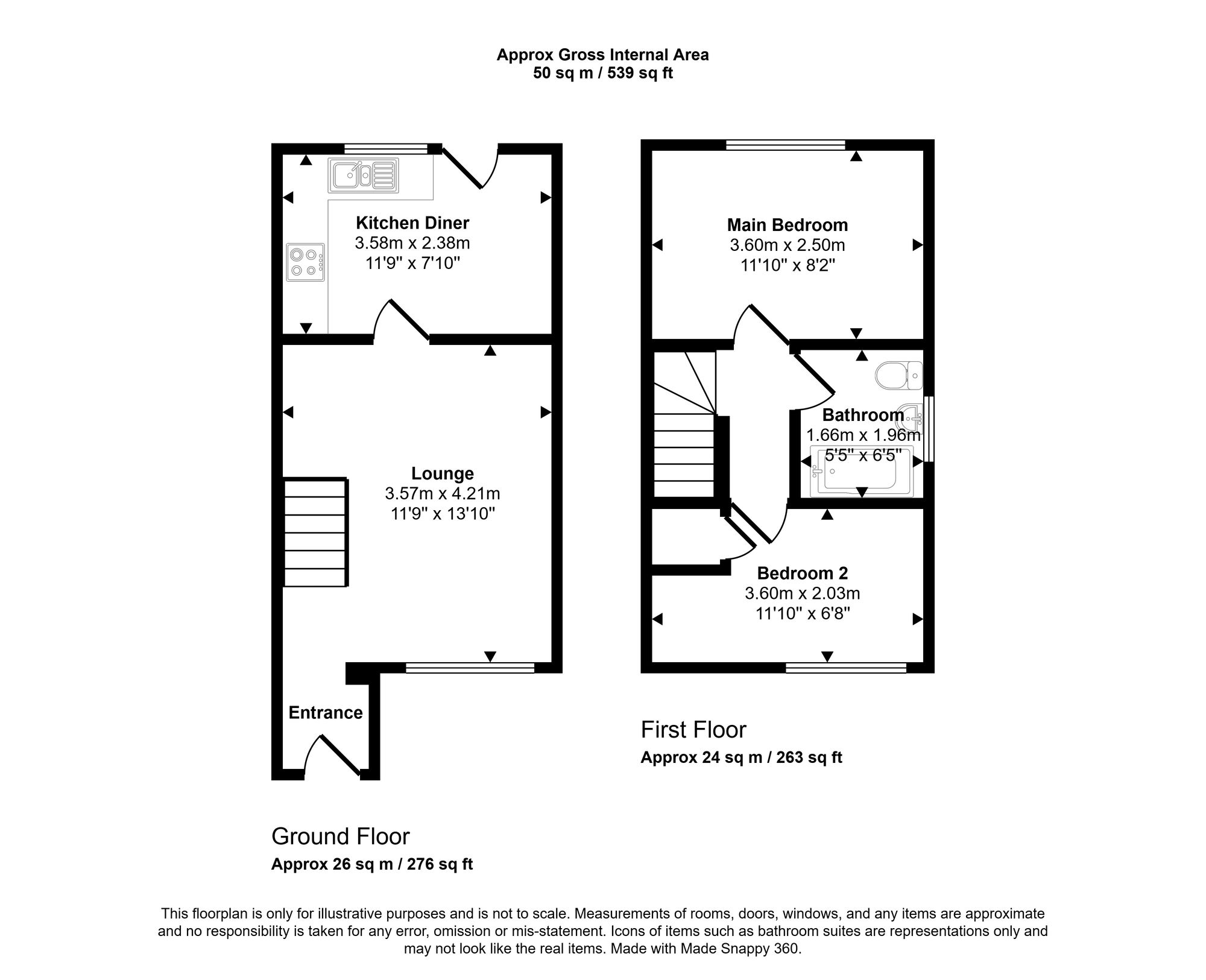 11 Knightscliffe Crescent, Wigan floorplan