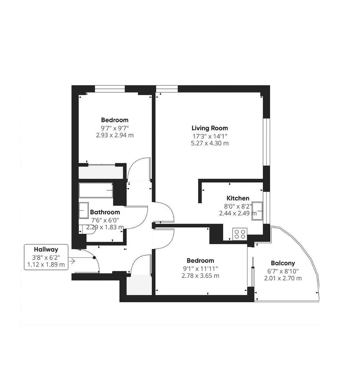 52, Branagh Court, Reading floorplan
