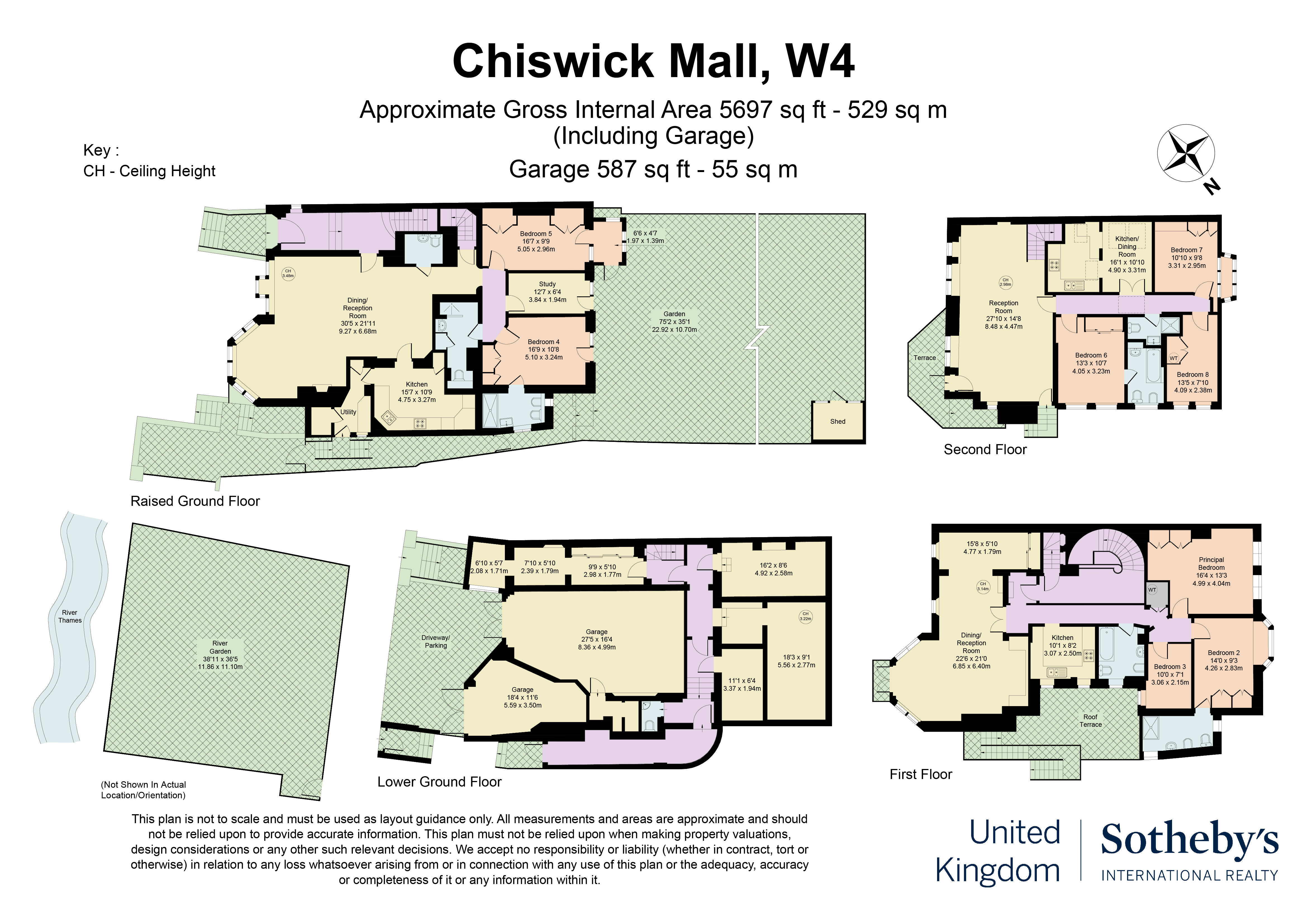 Chiswick Mall, London floorplan