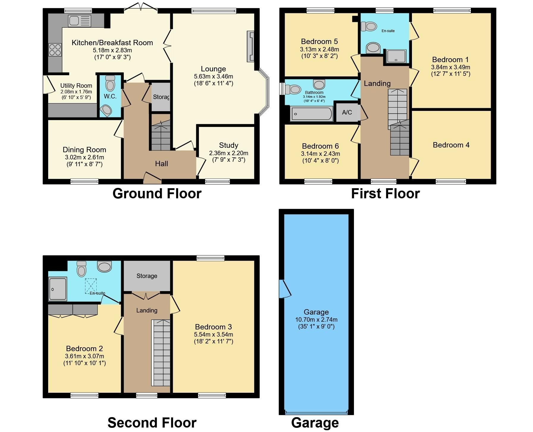 14 Wainwright Avenue, Leicester floorplan