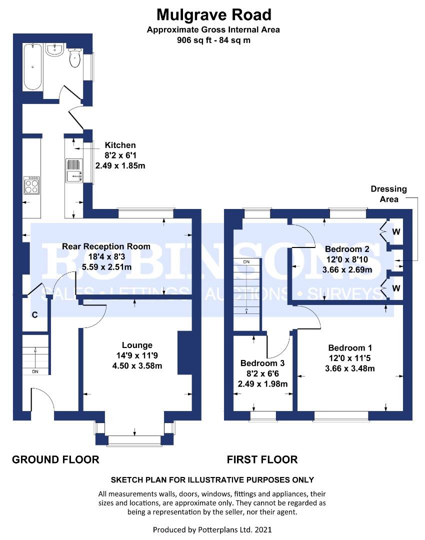 3, Mulgrave Road, Hartlepool floorplan