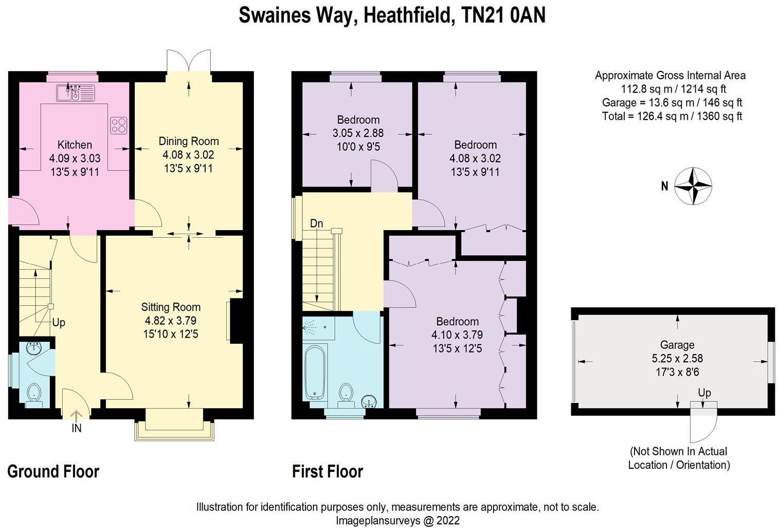 94, Swaines Way, Heathfield floorplan