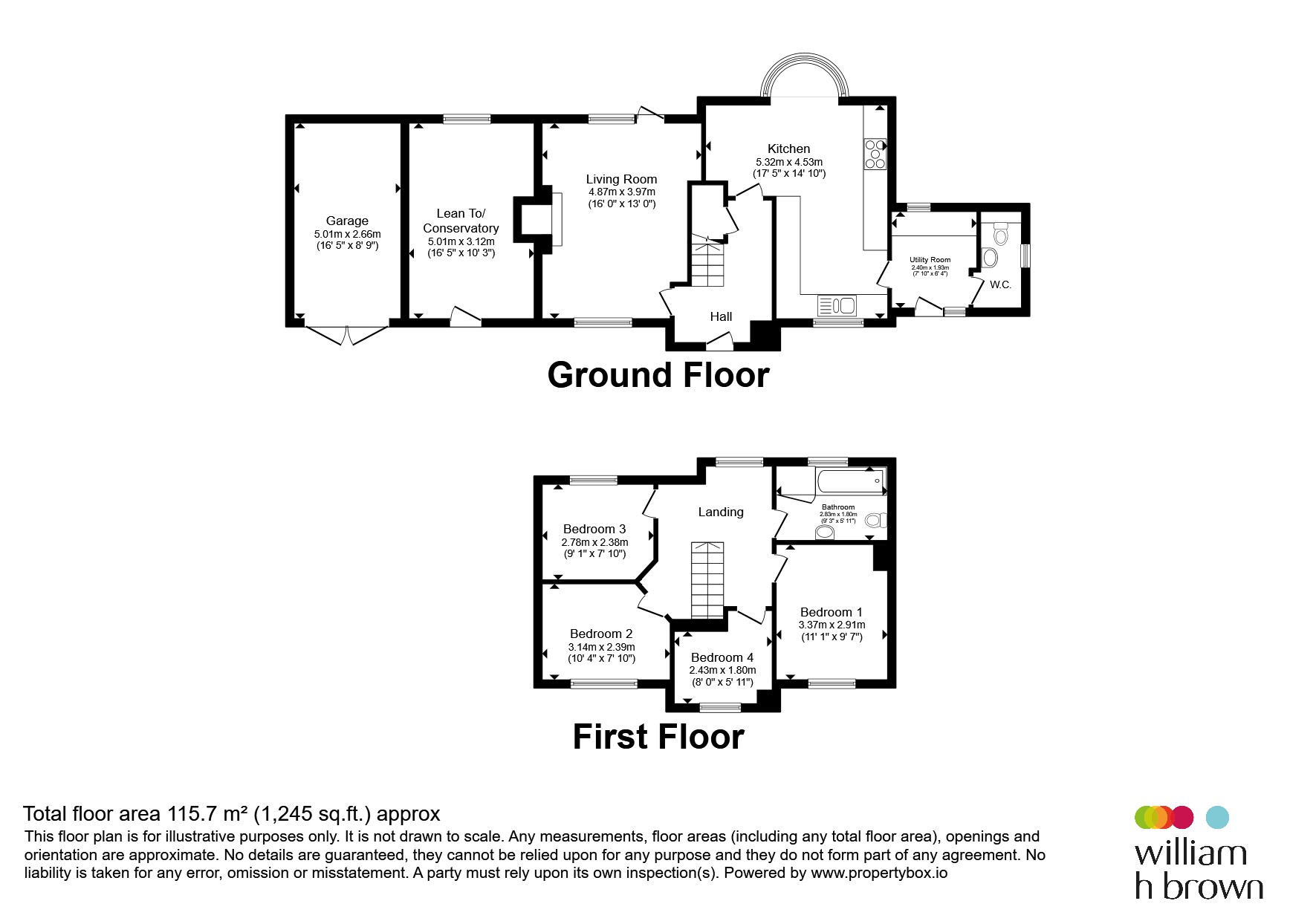 12, Cage Lane, Ely floorplan