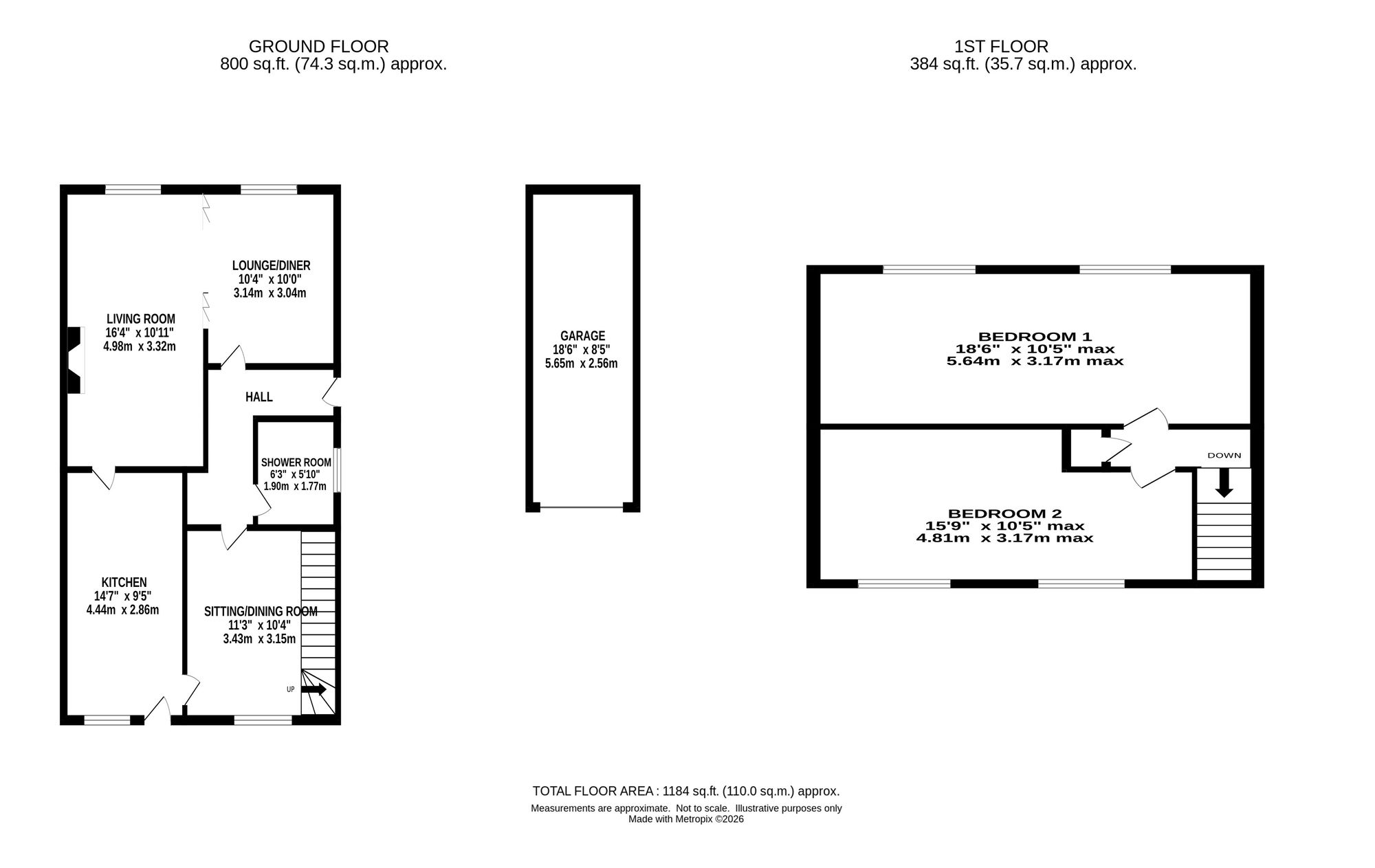 5 Astley Close, Warrington floorplan
