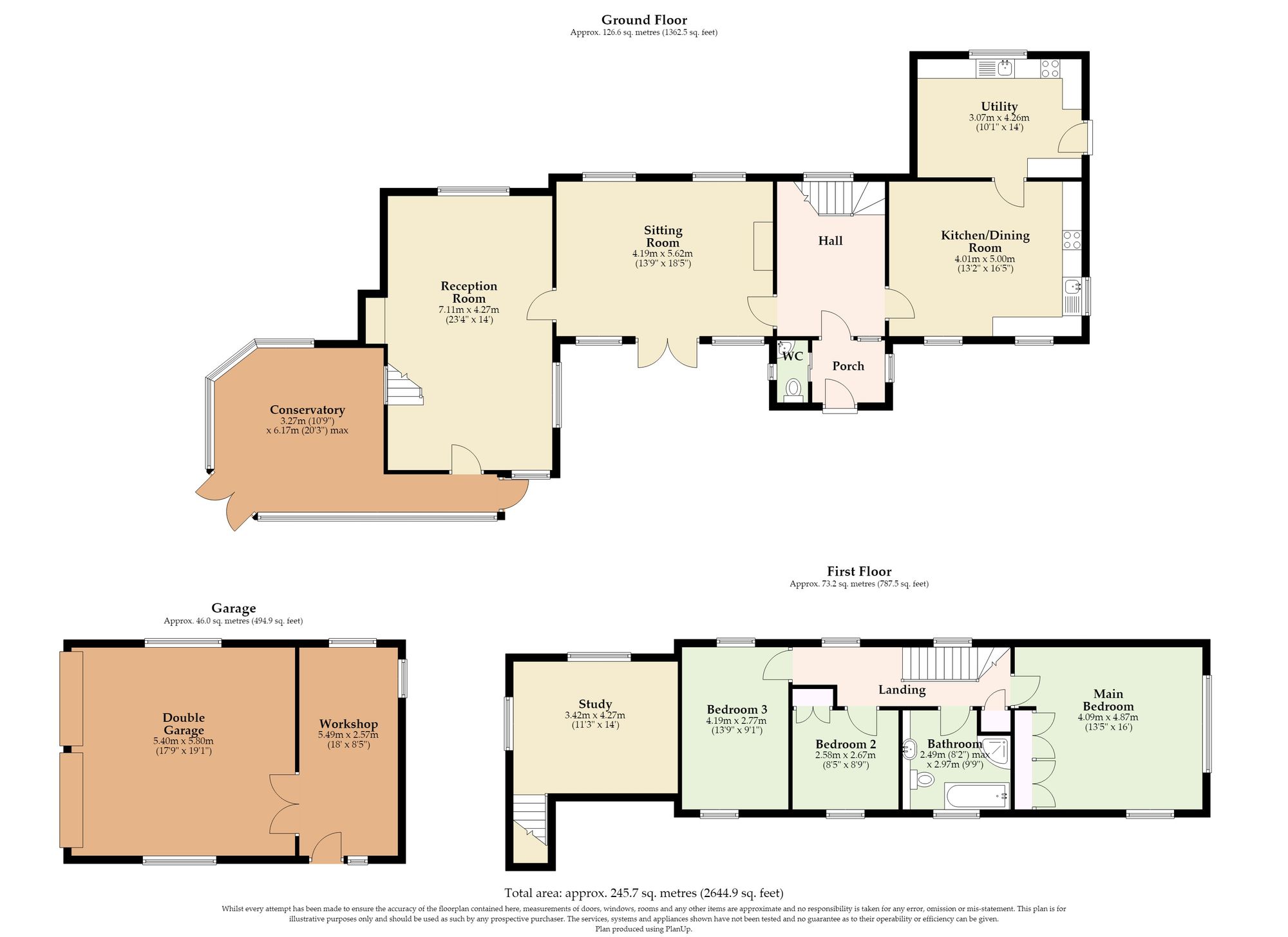 Rose Cottage Hoolehouse Road, North Walsham floorplan