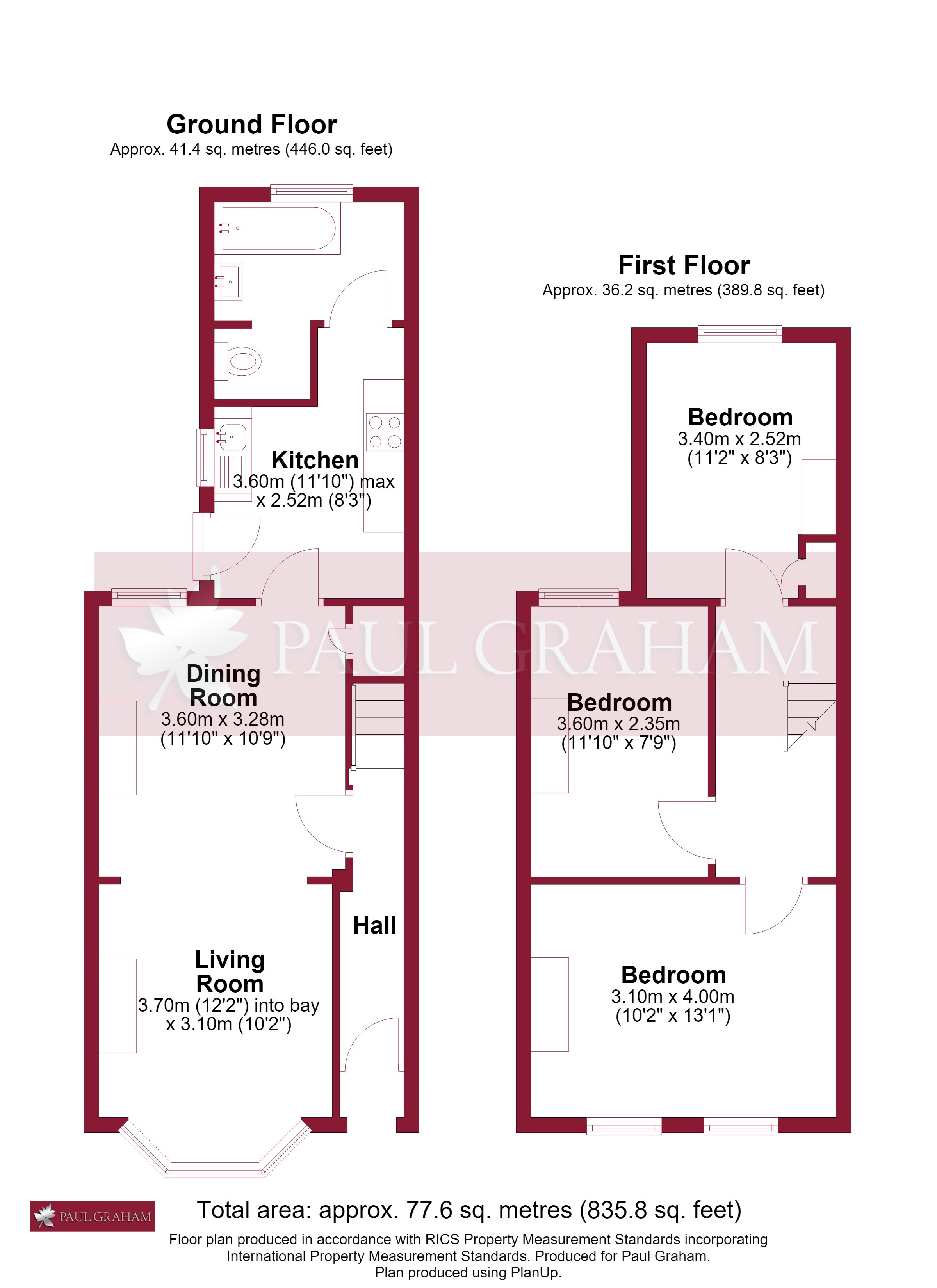 17, Tharp Road, Wallington floorplan