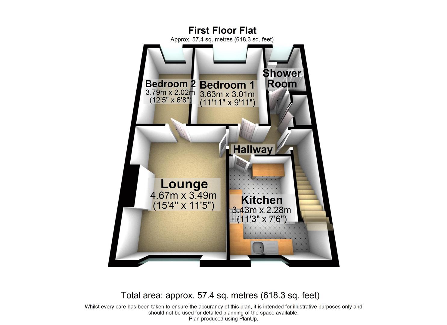 Old Hall Close, Torrisholme, Morecambe LA4, 2 bedroom flat for sale