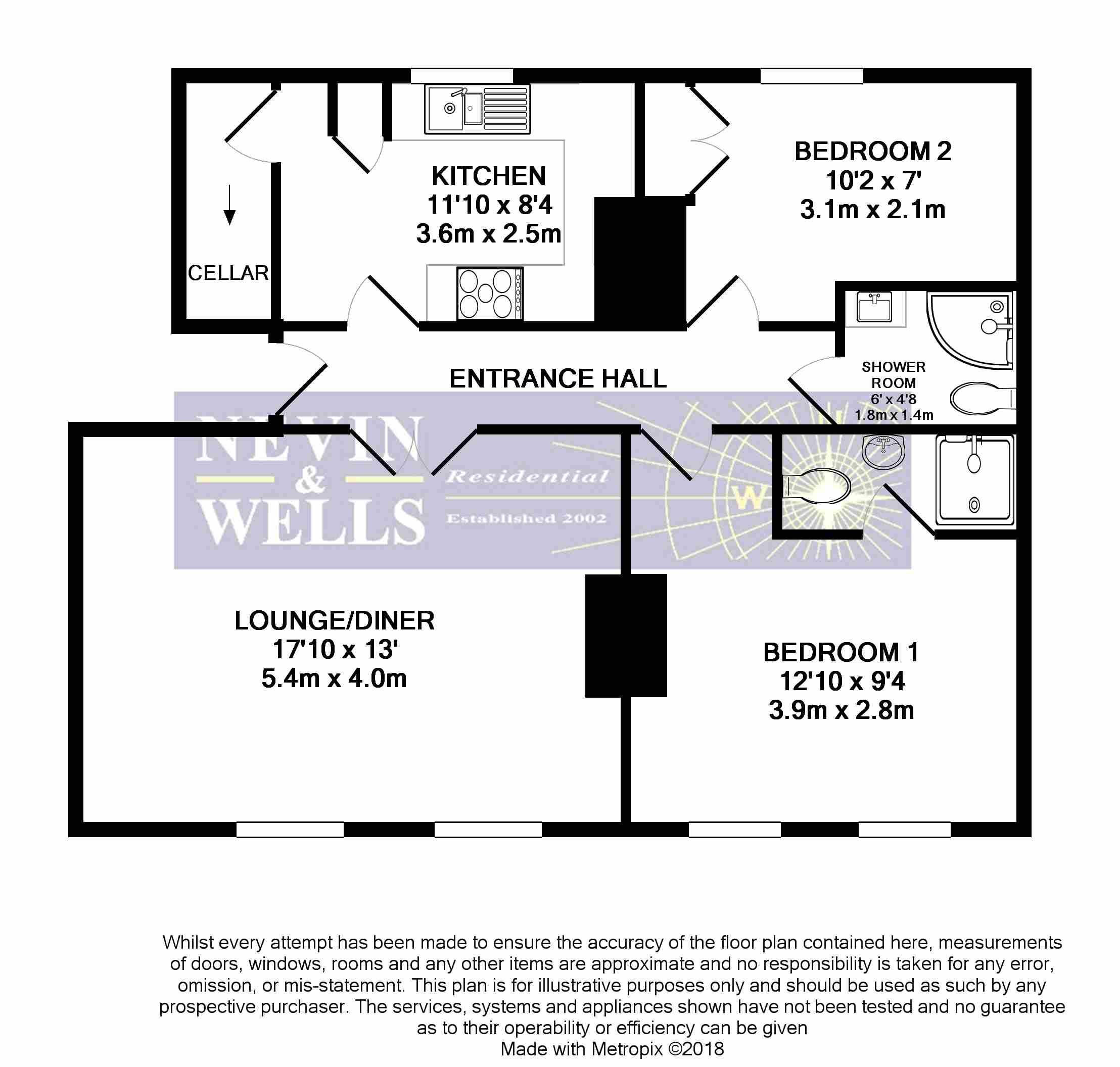 2 Bedrooms Flat for sale in 1-2 The Avenue, Egham TW20