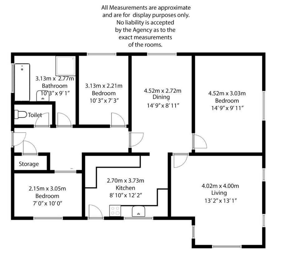 Three Gables, 2B, Elm Street, Huddersfield floorplan