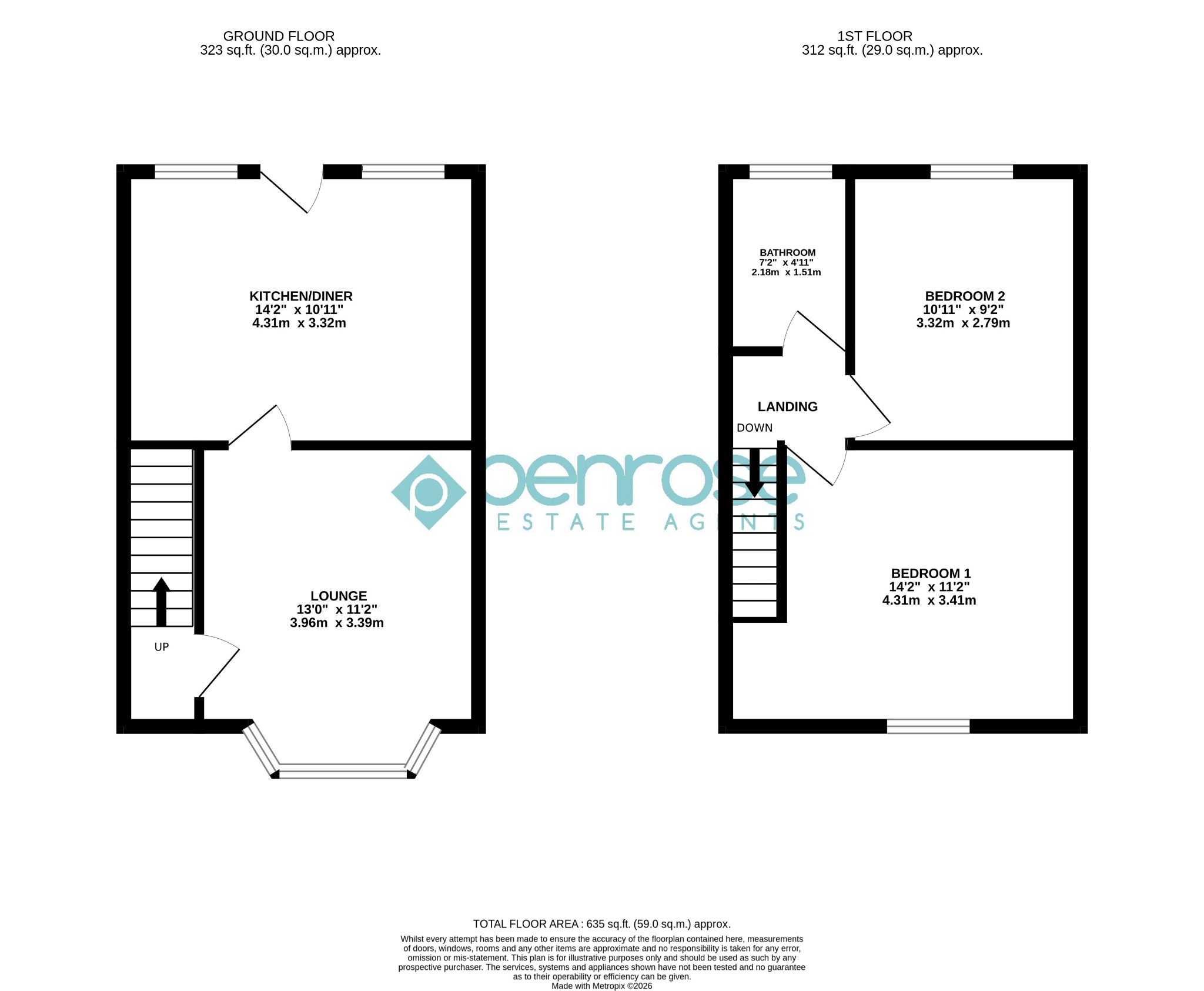 5 Anstee Road, Luton, Bedfordshire floorplan