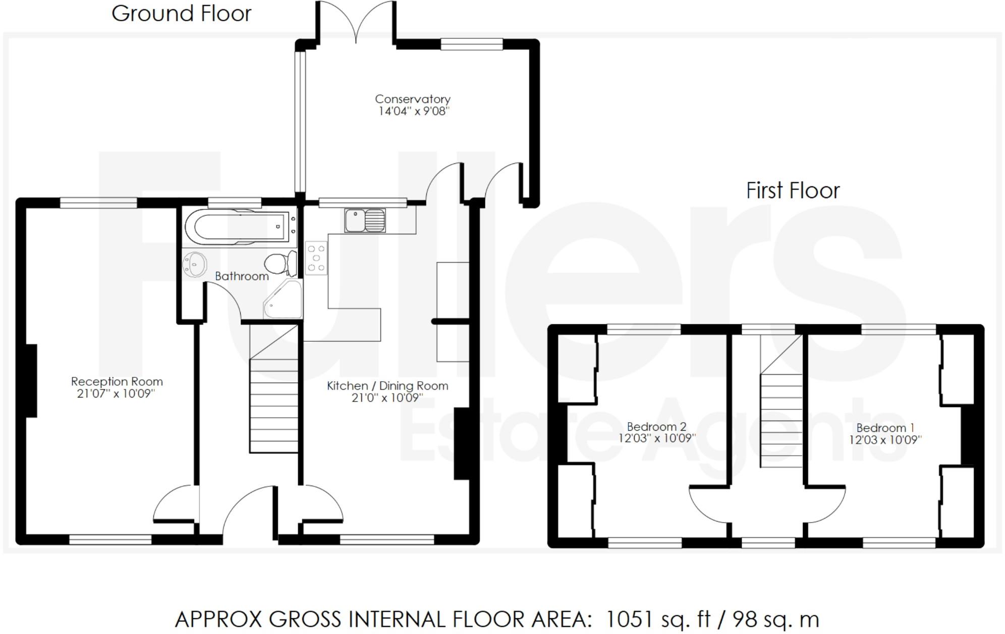 84, Hoppers Road, Winchmore Hill floorplan