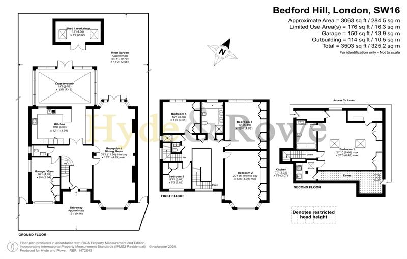 237, Bedford Hill, London floorplan
