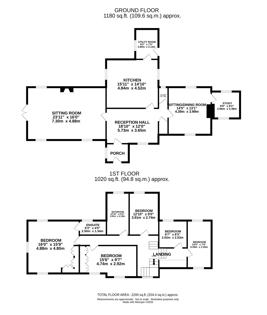 Grove Cottage, Frettenham Road, Norwich floorplan