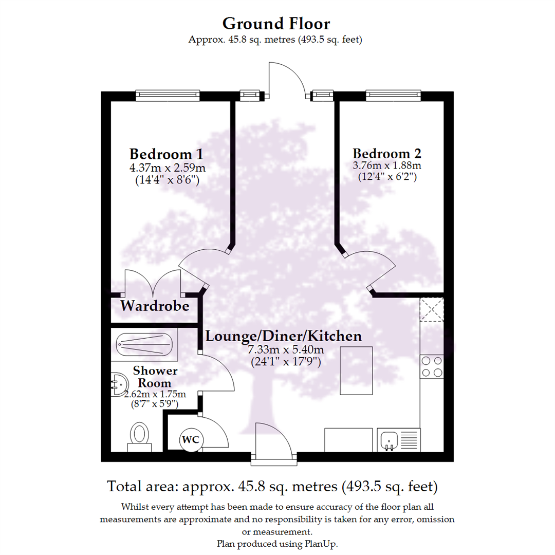 Flat 4, The Savoy, Station Road, Bristol floorplan