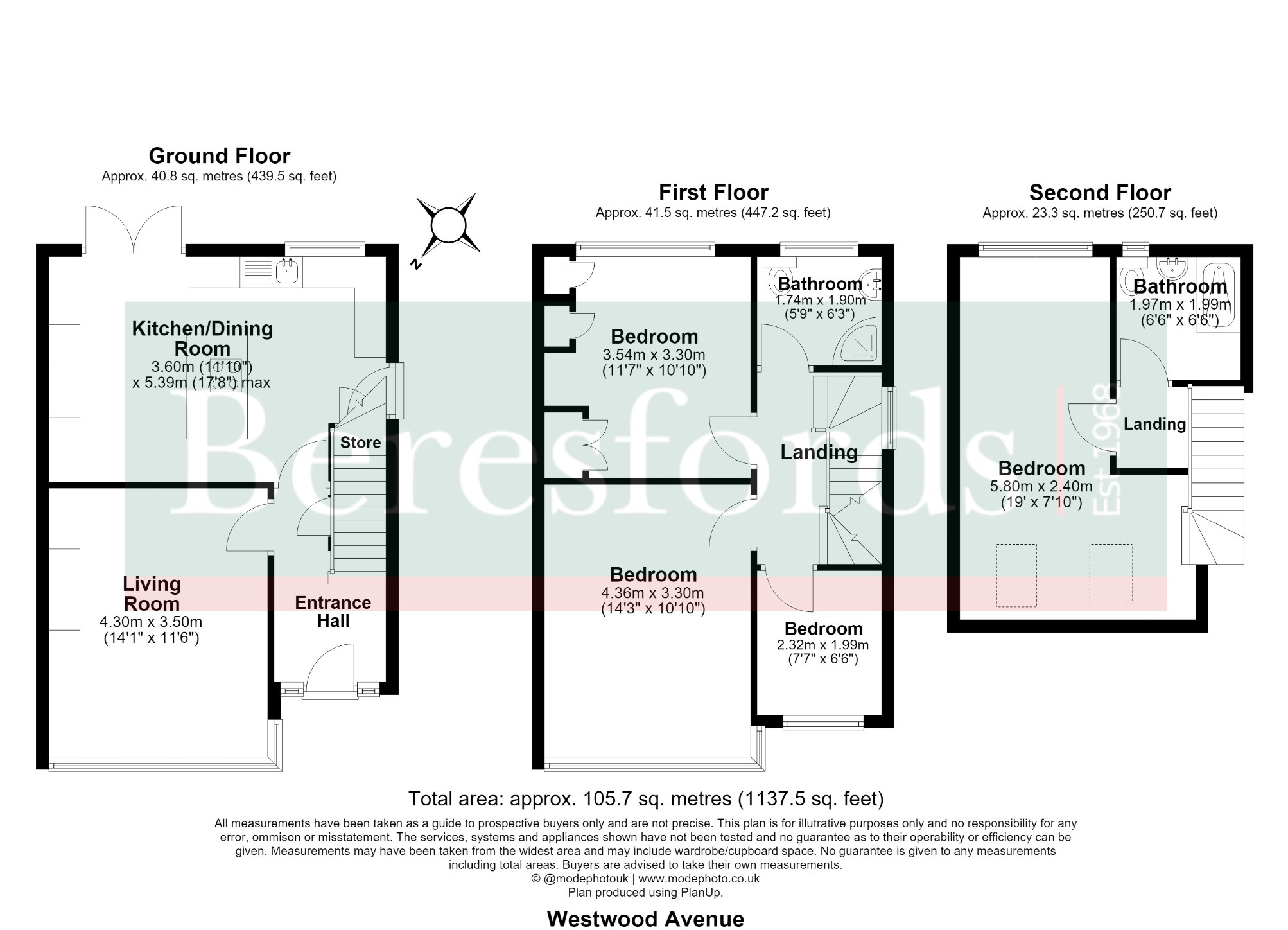 36, Westwood Avenue, Essex floorplan