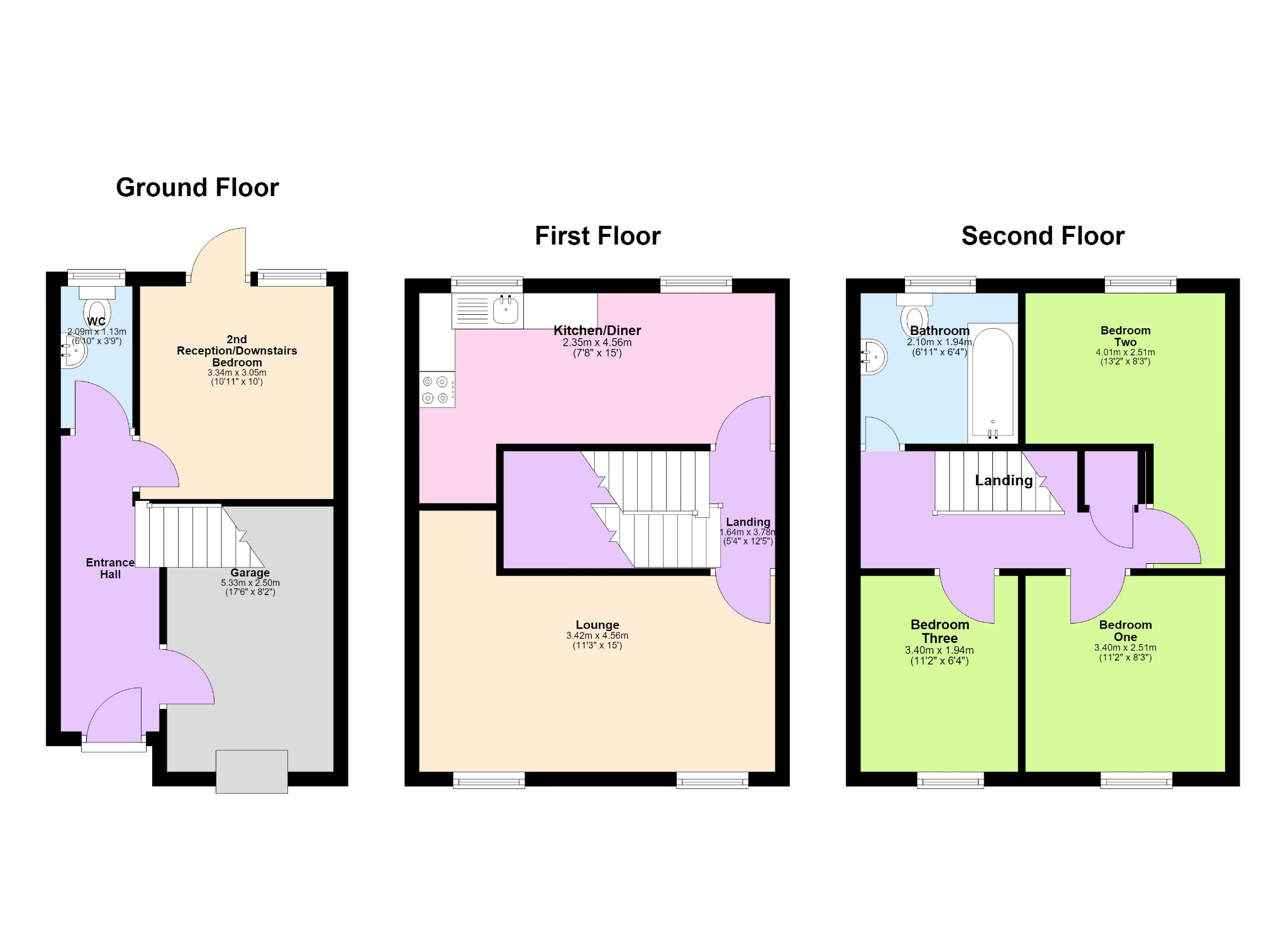 5, Regency Close, Northamptonshire floorplan