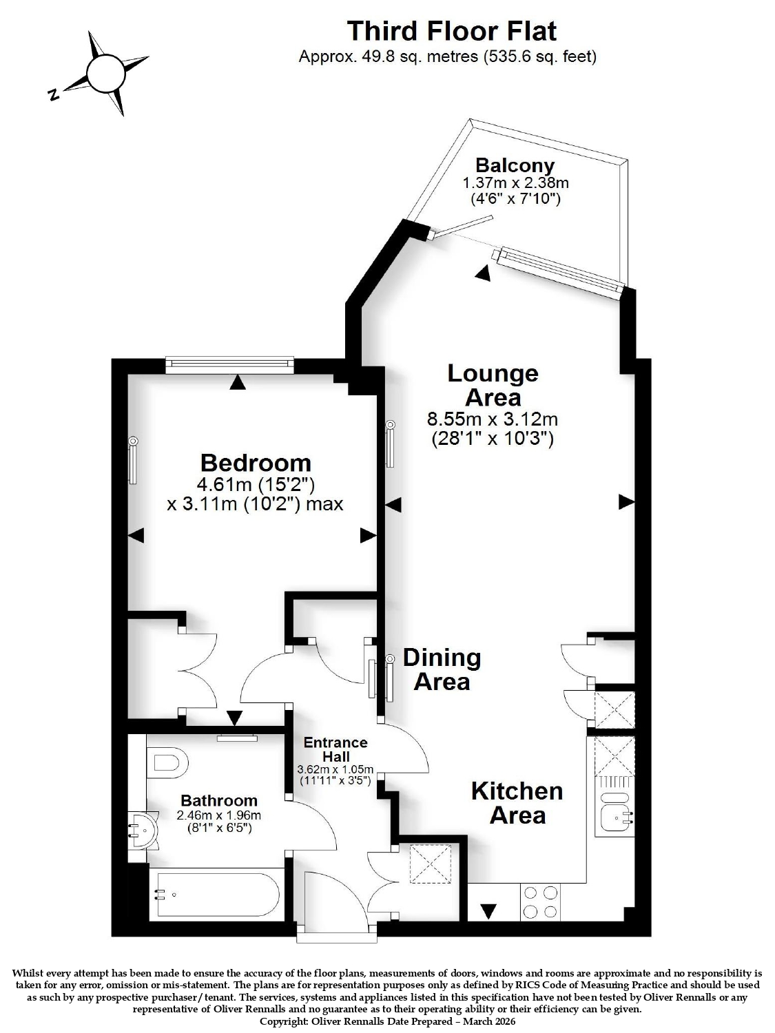 Glengall Road, London floorplan