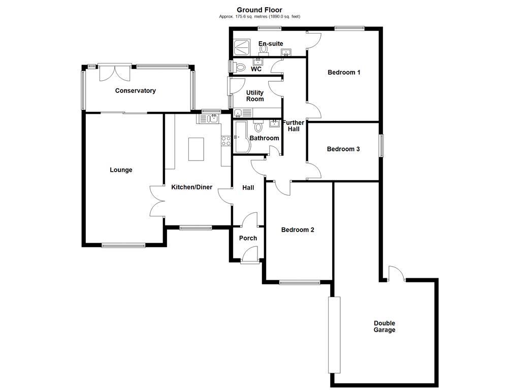 55, West Drive, Bury floorplan