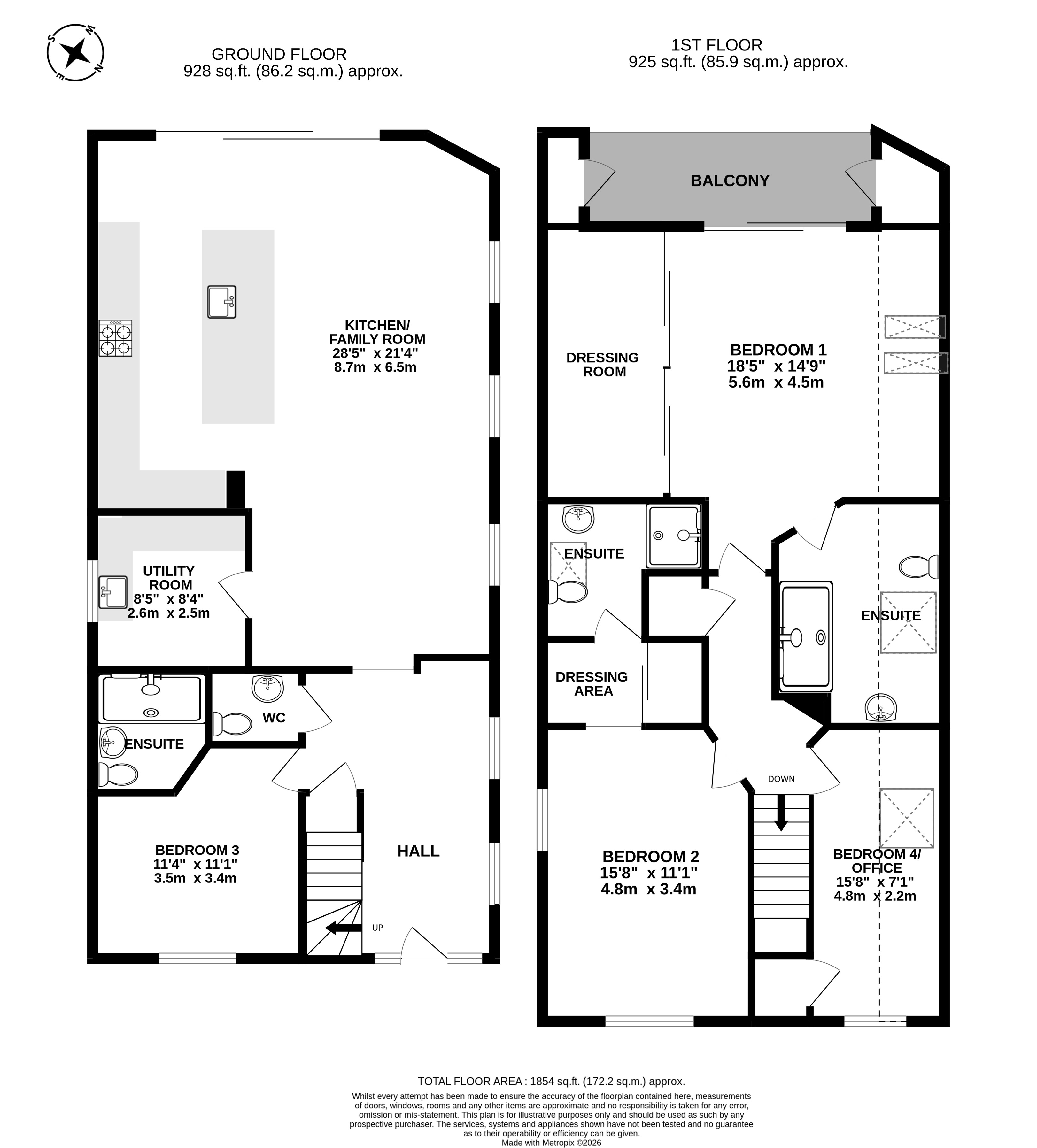 98A, Fairhaven Avenue, Colchester floorplan