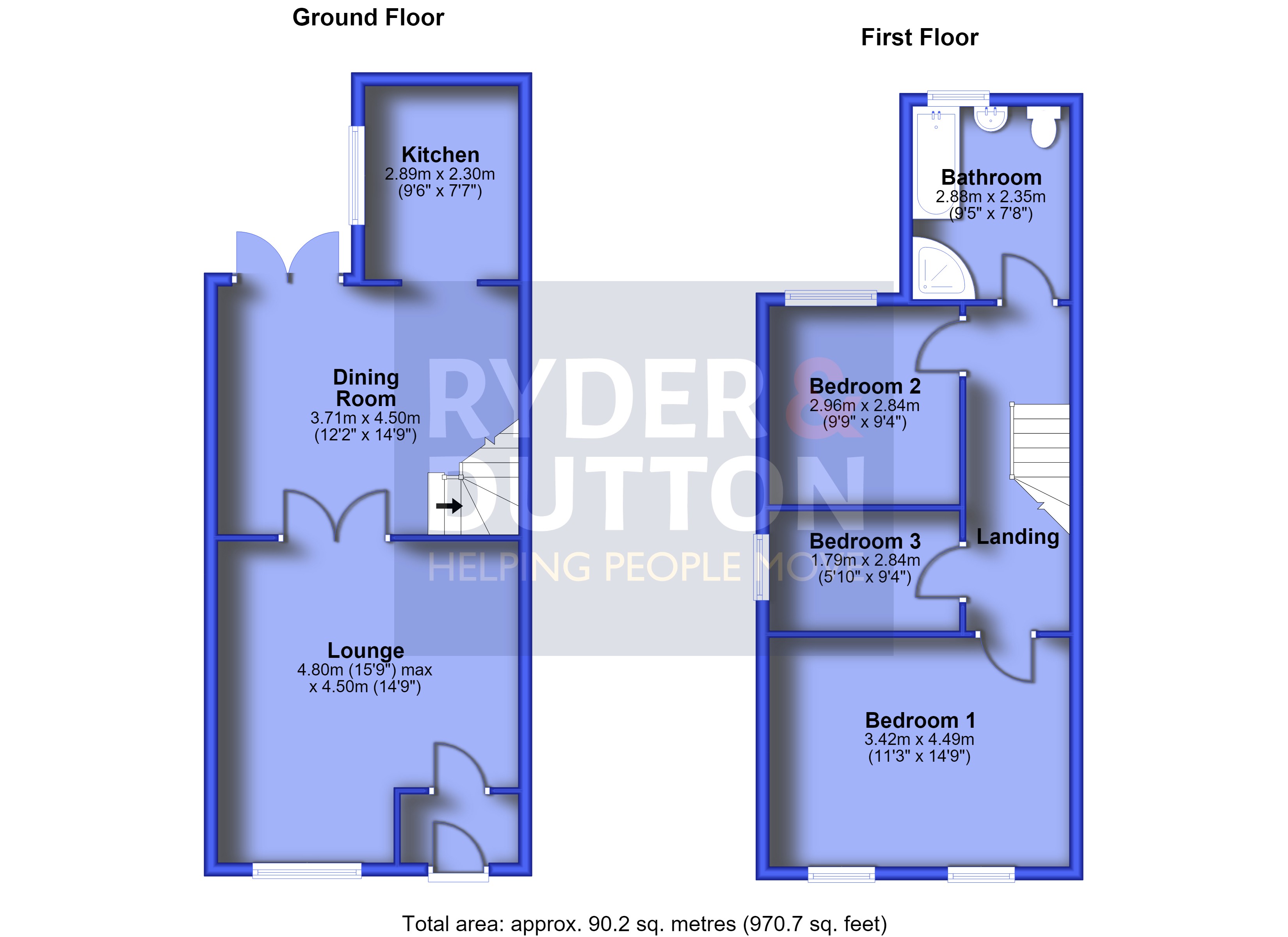 18, Stamford Road, Oldham floorplan