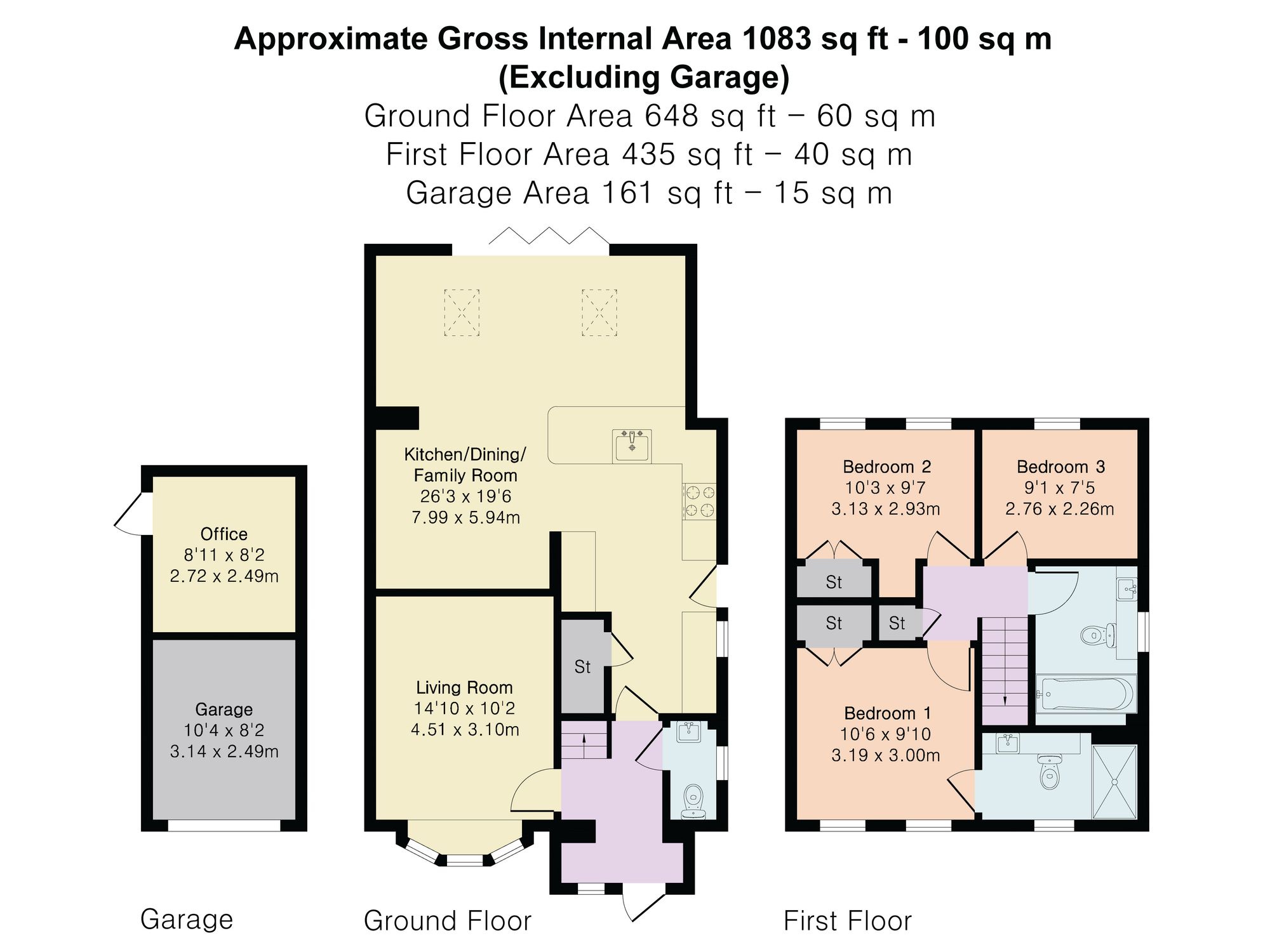 36 Henley Way, Ely floorplan