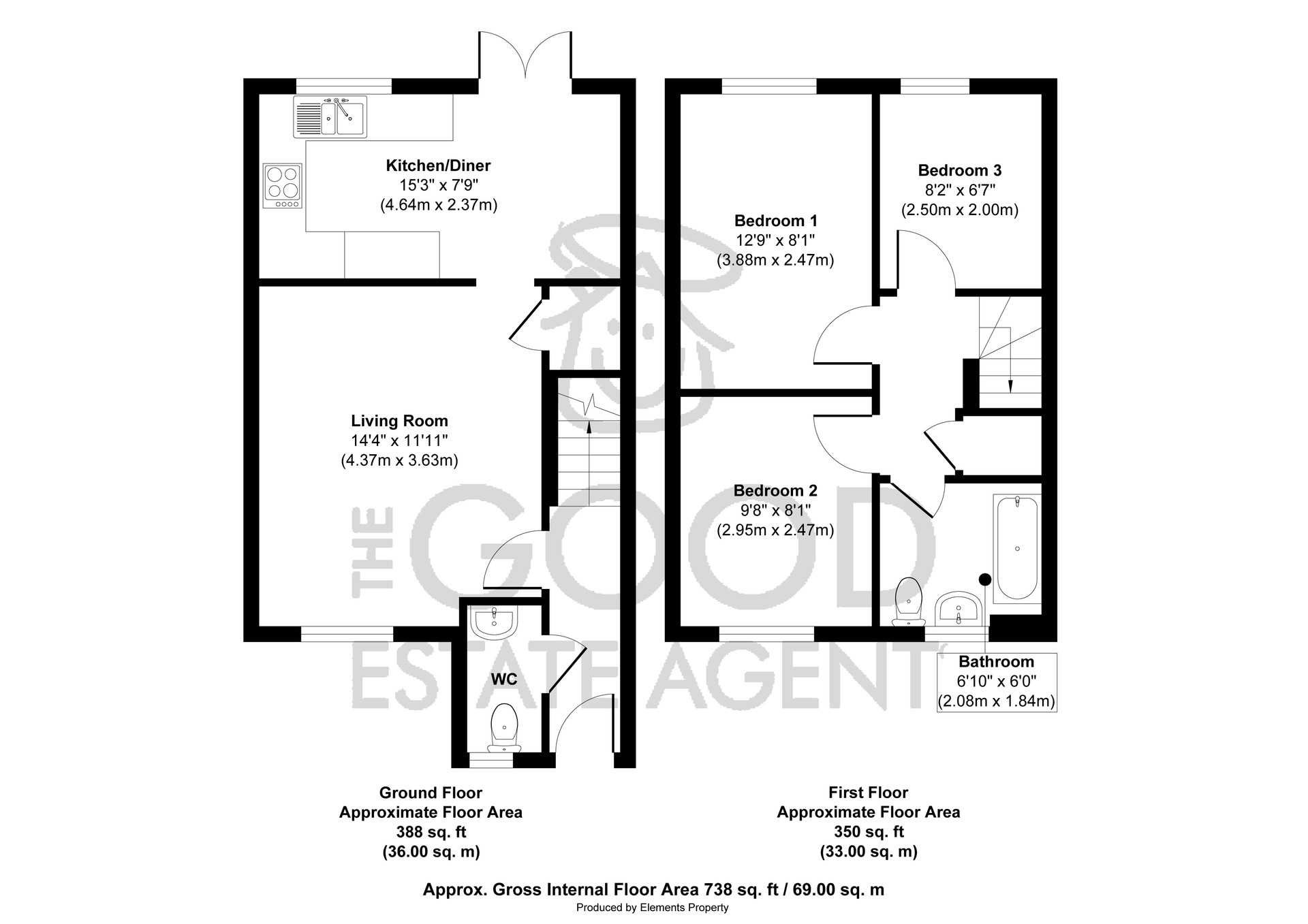 17, King James Close, Fordham floorplan