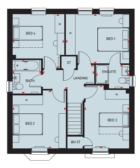 H869882, Peter Destapleigh Way, Stapeley, Nantwich floorplan