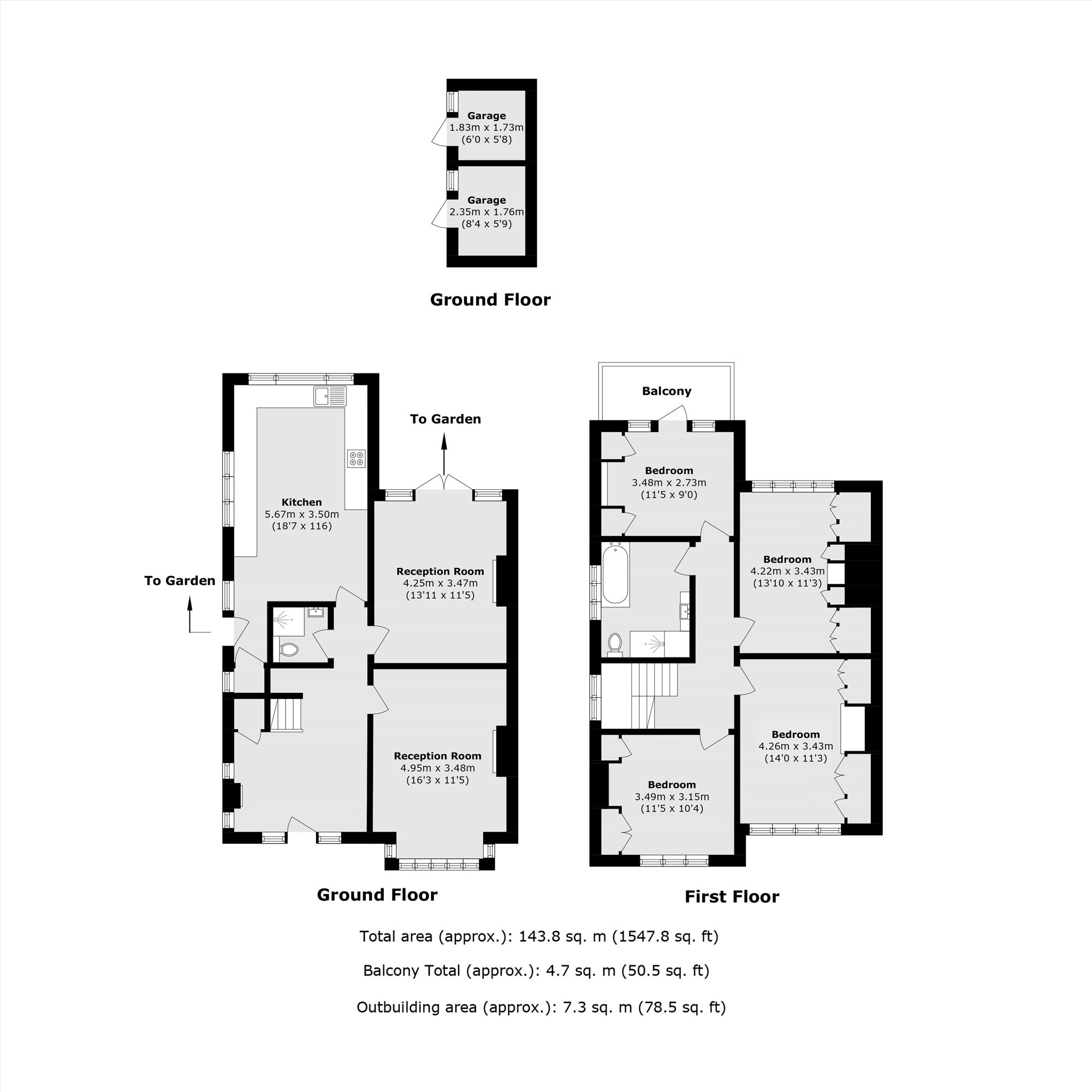 186, Boston Road, London floorplan