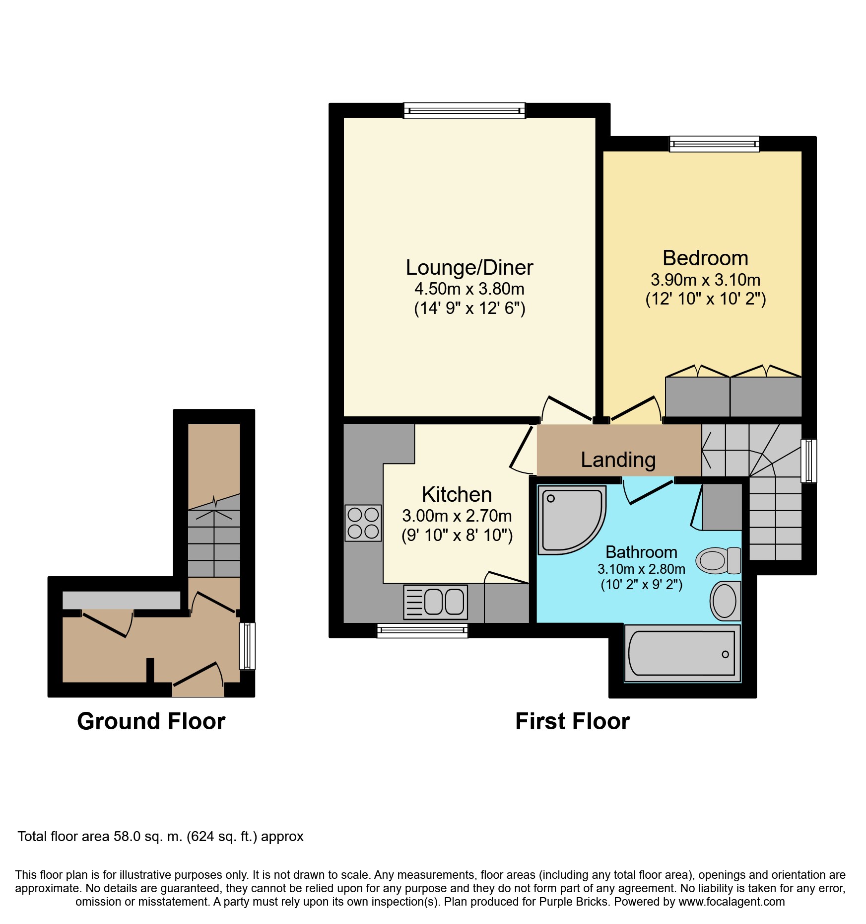 1 Bedrooms Maisonette for sale in Laybrook, St. Albans AL4