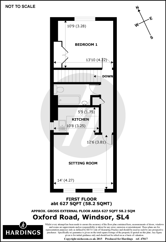 1 Bedrooms Flat to rent in Oxford Road, Windsor, Berkshire SL4