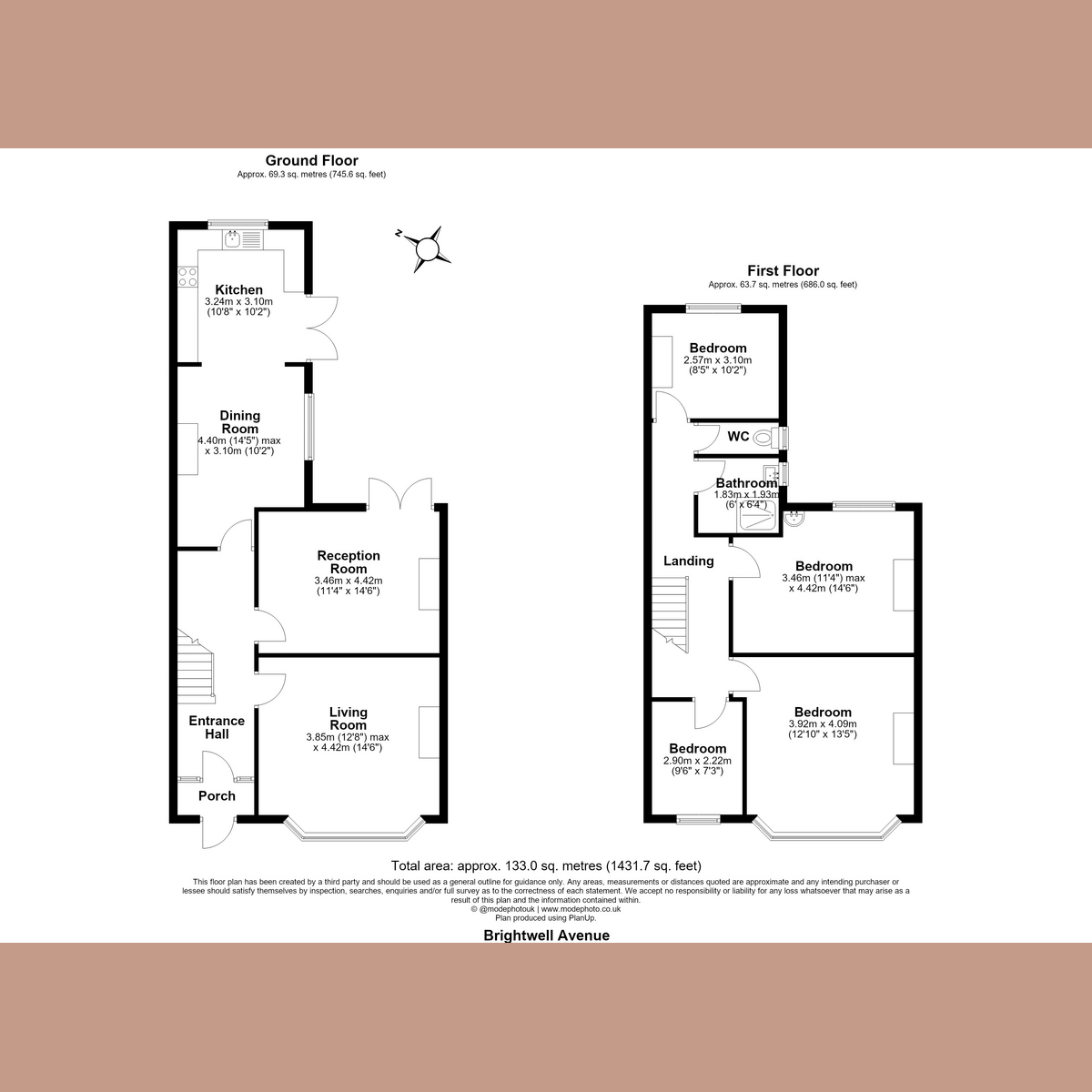 58, Brightwell Avenue, Westcliff-on-sea floorplan