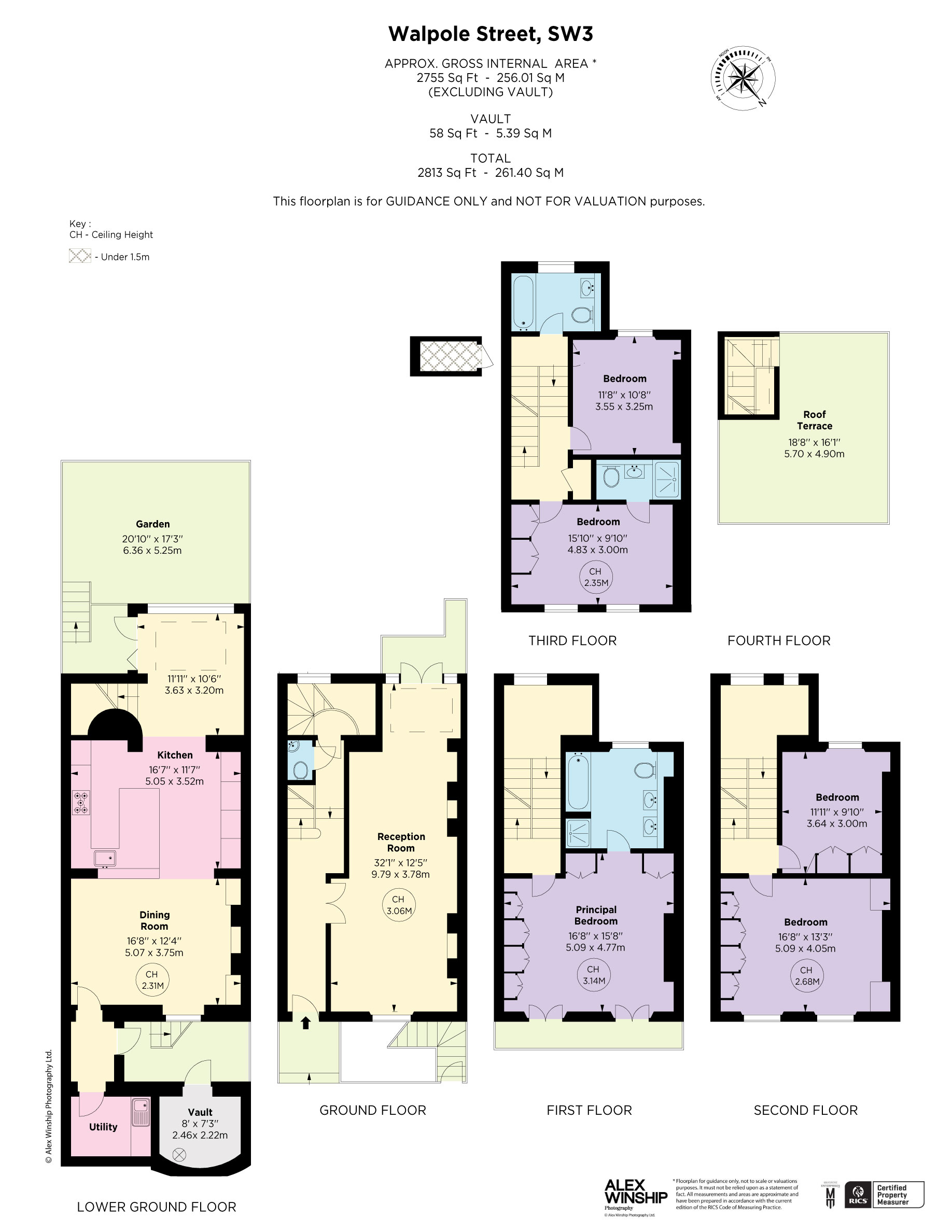 9, Walpole Street, London floorplan