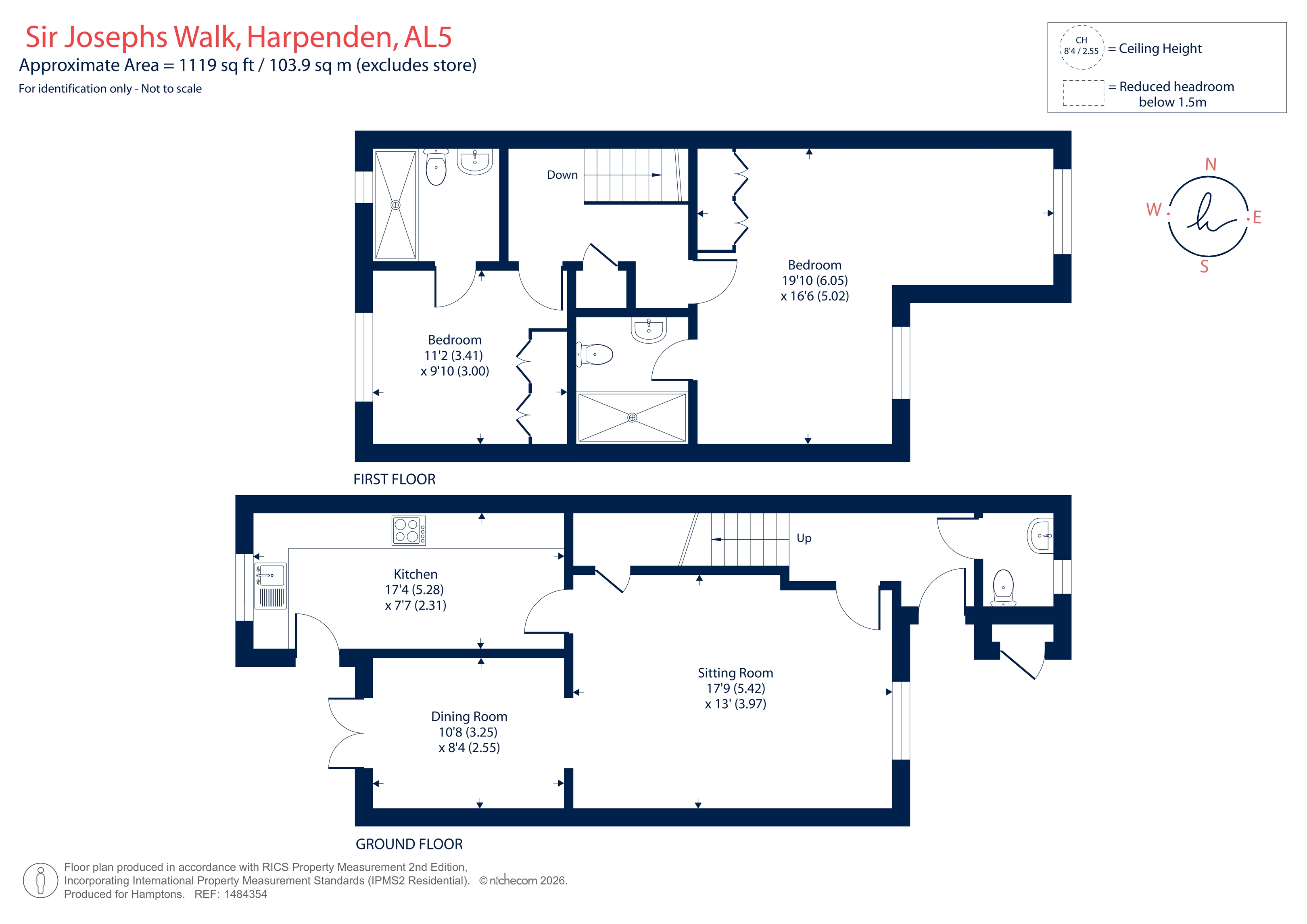 5, Sir Josephs Walk, Harpenden floorplan