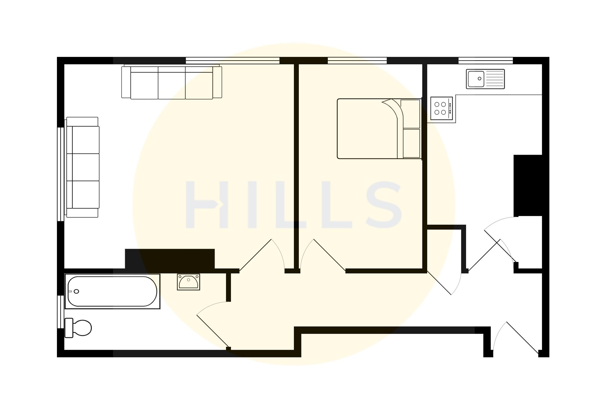 Flat 114, Kielder Square Eccles New Road, Salford floorplan